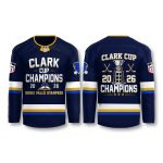 2026  Sioux Falls Stampede Clark Cup Champions Hockey Jersey