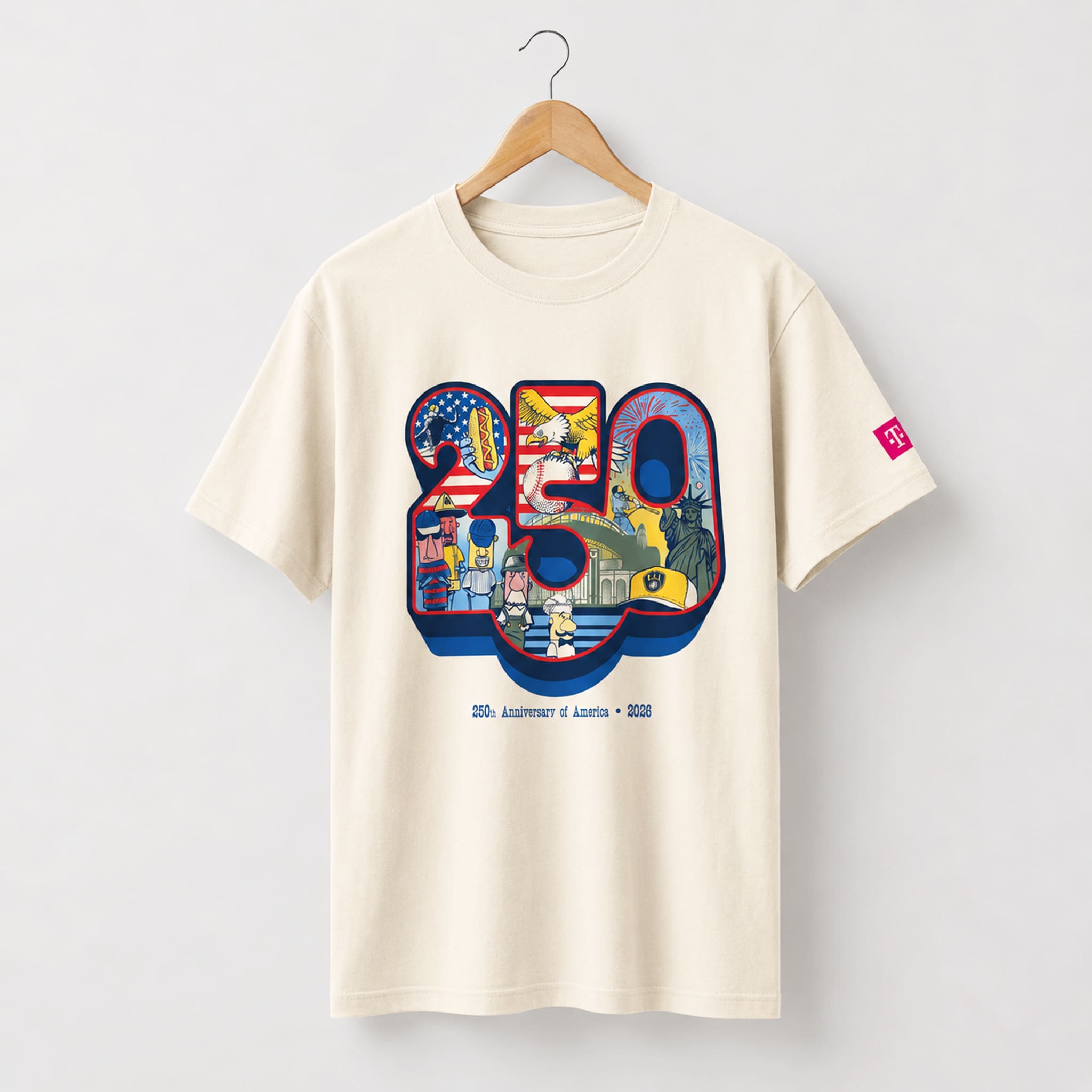 Brewers 250th Anniversary of America T-shirt Giveaway 1 Brewers 250th Anniversary of America T shirt Giveaway 1