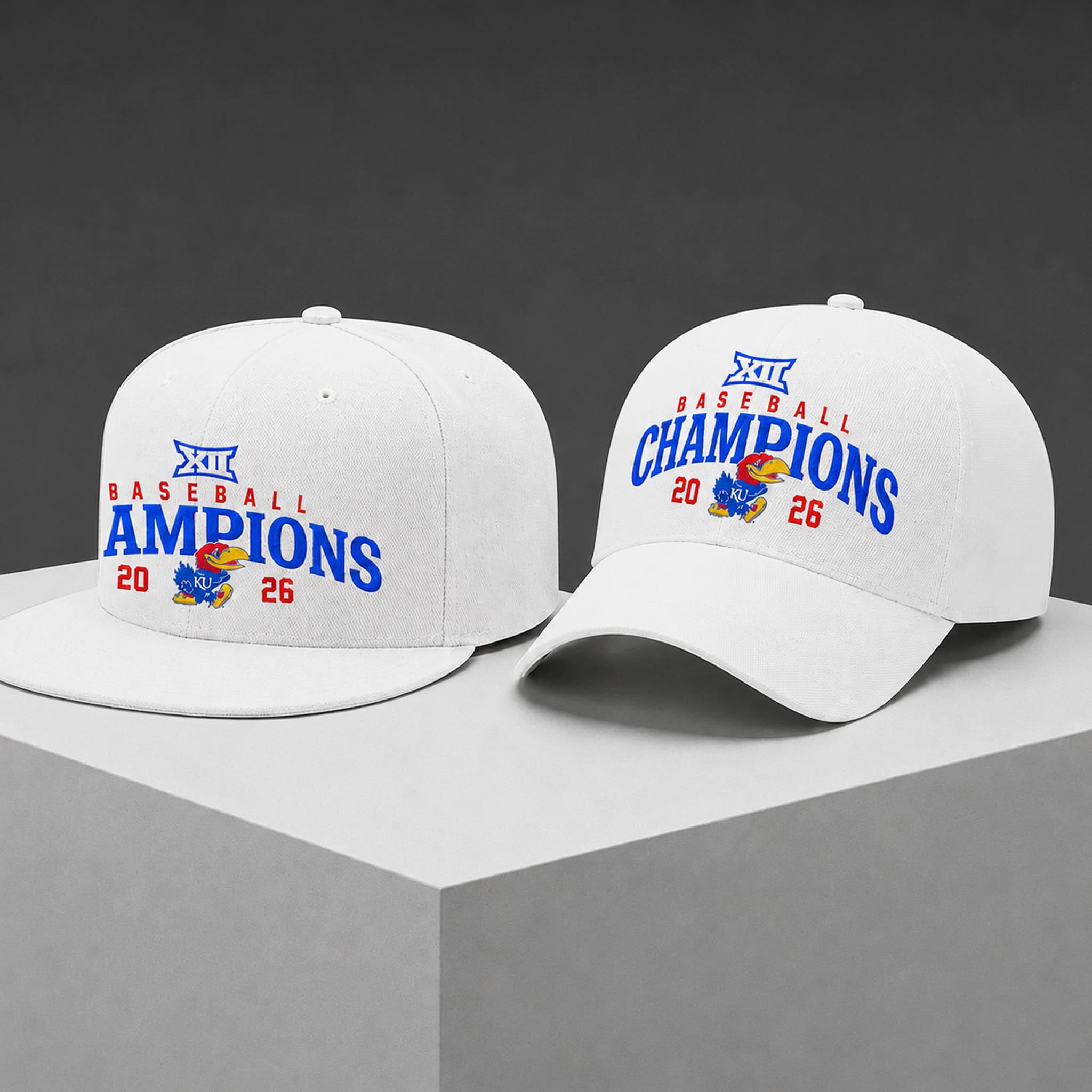 KU Baseball Big 12 Champions Hat 2026