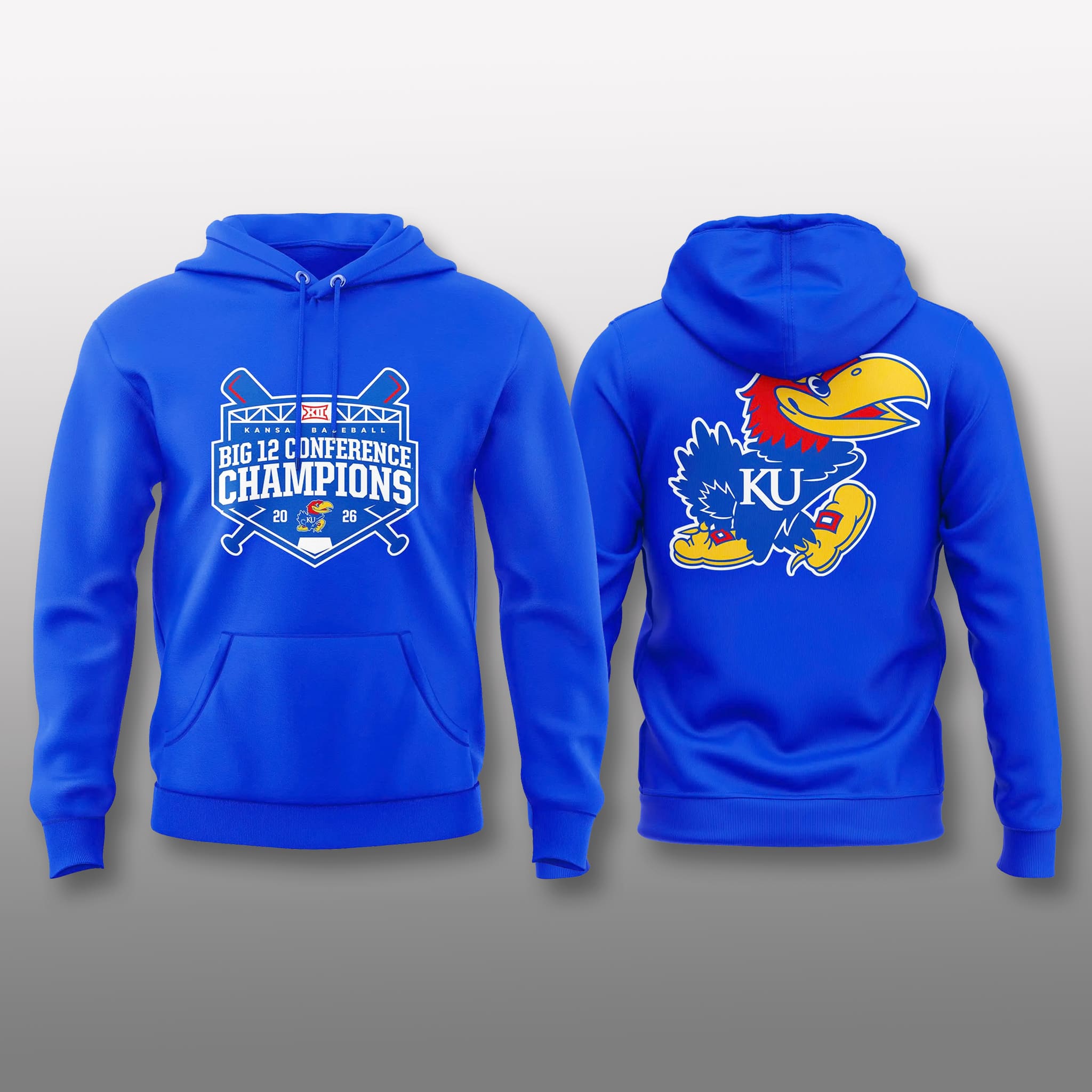 Kansas Jayhawks Big 12 Conference Champions Hoodie 2026