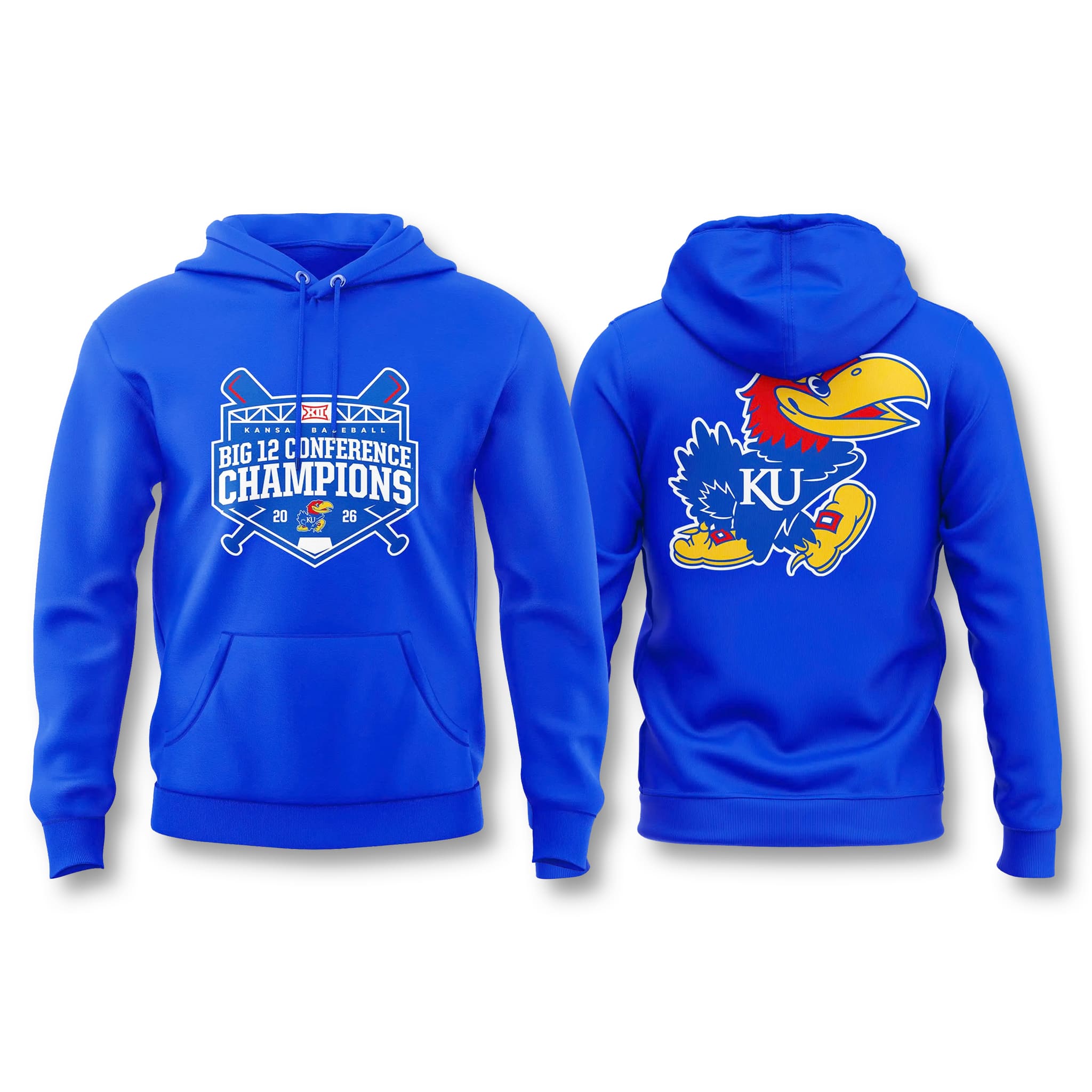 Kansas Jayhawks Big 12 Conference Champions Hoodie 2026