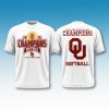 Oklahoma Softball 2026 SEC Regular Season Back-to-Back Champions Shirt 4 Oklahoma Softball 2026 SEC Regular Season Back to Back Champions Shirt 2
