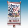 Personalized America 250th Anniversary Beach Towel 3