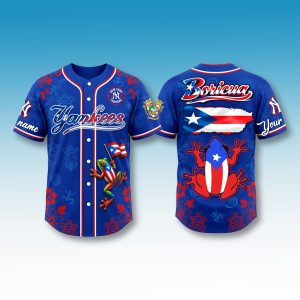 2026 Yankees Puerto Rico Boricua Jersey 1