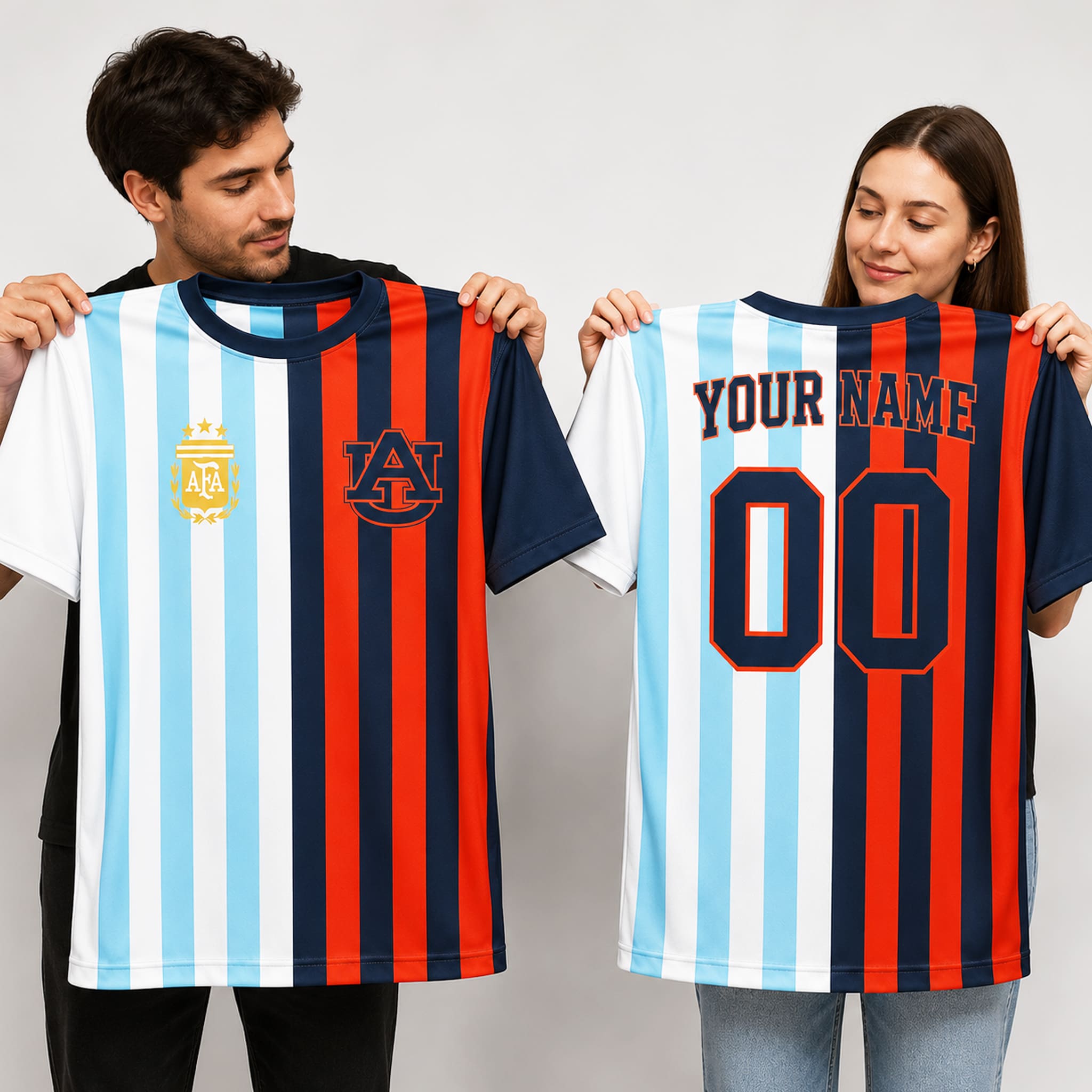 2026 Argentina x Auburn Football Jersey 2 2026 Argentina x Auburn Football Jersey 3