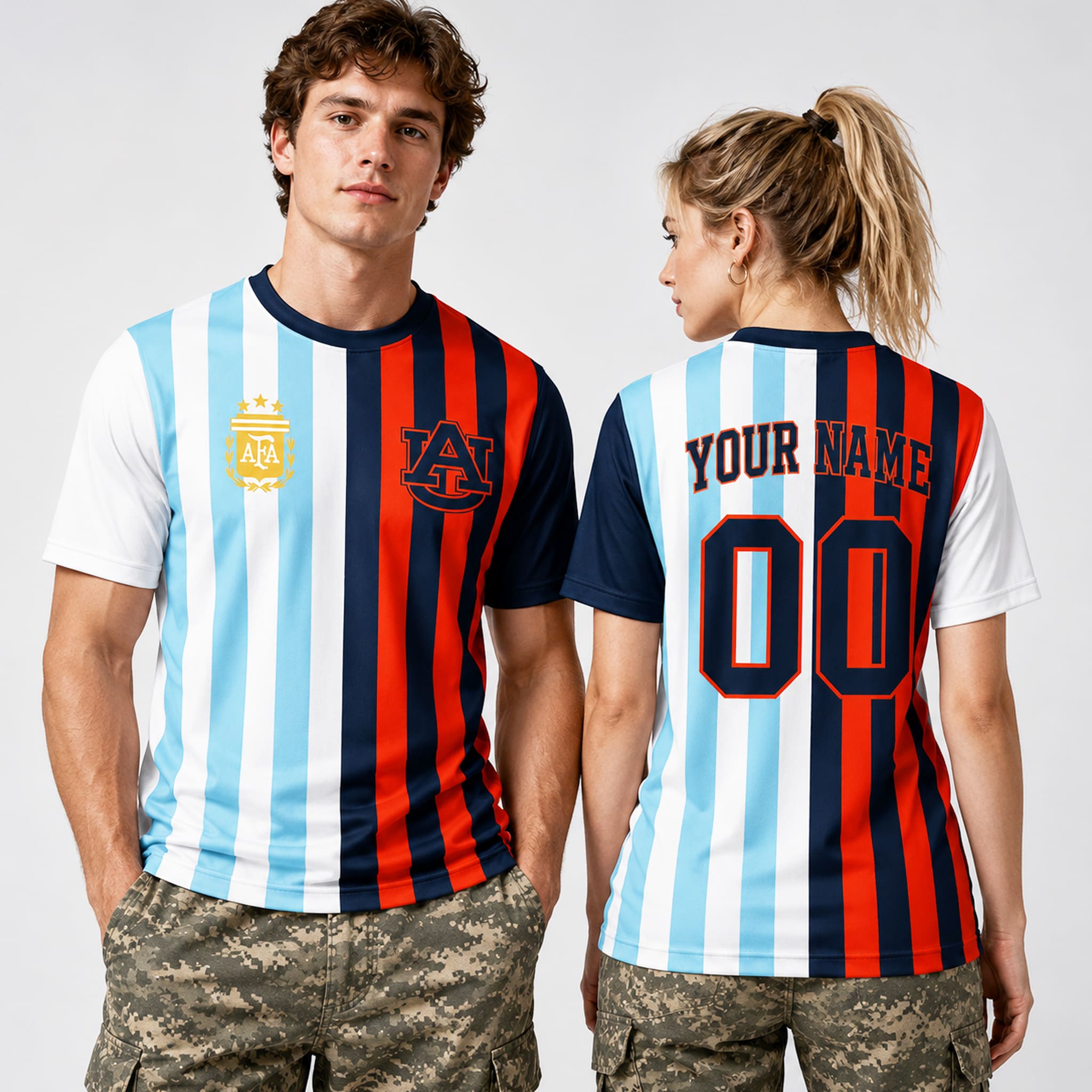 2026 Argentina x Auburn Football Jersey 2026 Argentina x Auburn Football Jersey