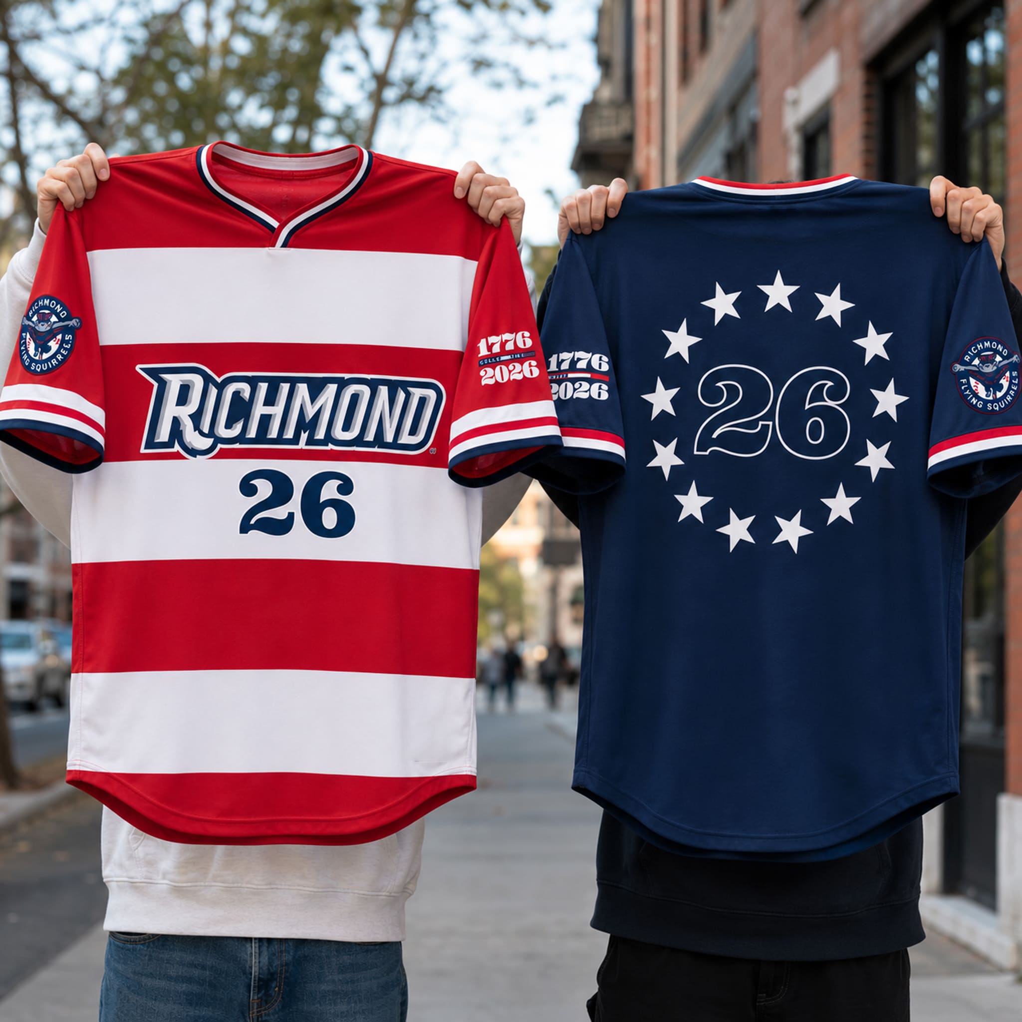 2026 Richmond Flying Squirrels America 250th Celebration Jersey 3 2026 Richmond Flying Squirrels America 250th Celebration Jersey 1