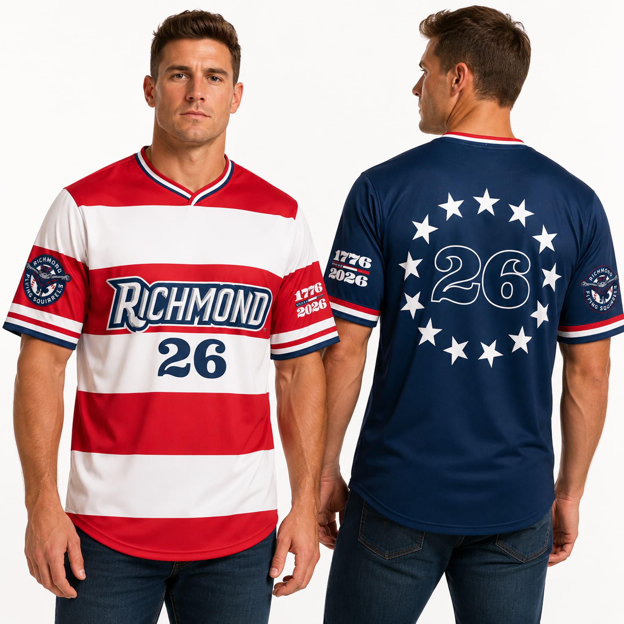 2026 Richmond Flying Squirrels America 250th Celebration Jersey 2 2026 Richmond Flying Squirrels America 250th Celebration Jersey 4