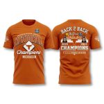 2026 Texas Softball Back to Back National Champions T-Shirt