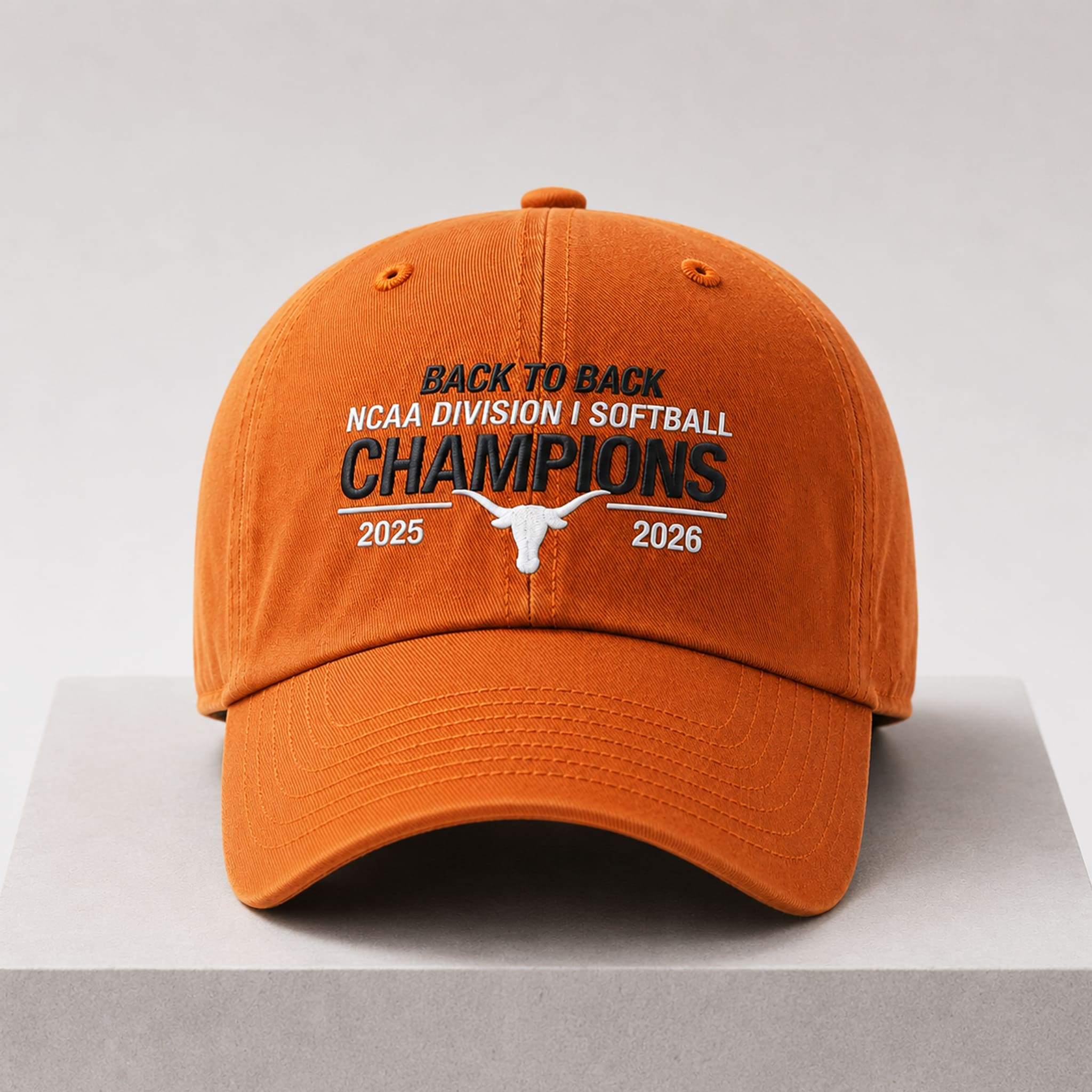 2026 Texas Softball Back2Back National Champions Hat 2 2026 Texas Softball Back2Back National Champions Hat 2