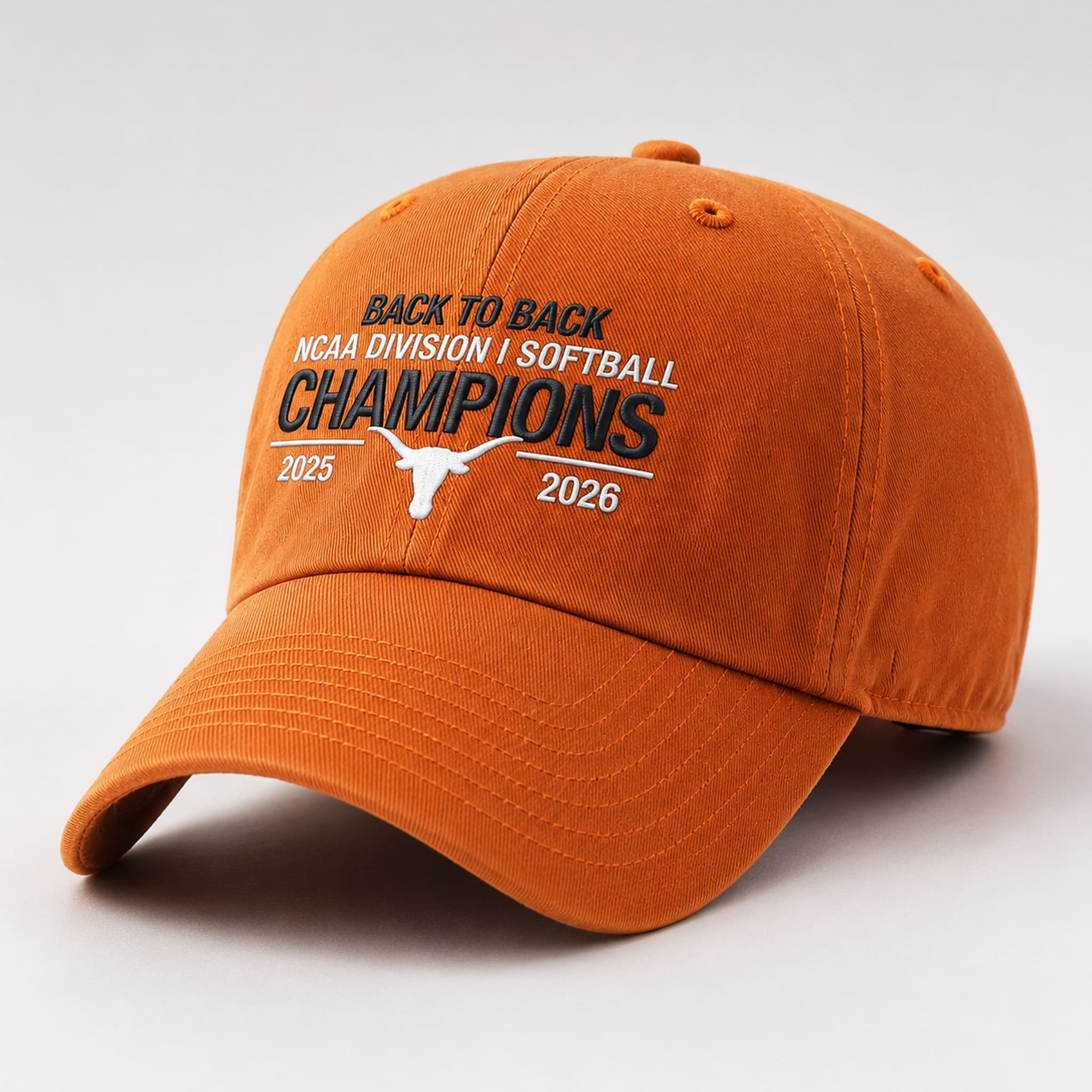 2026 Texas Softball Back2Back National Champions Hat 3 2026 Texas Softball Back2Back National Champions Hat