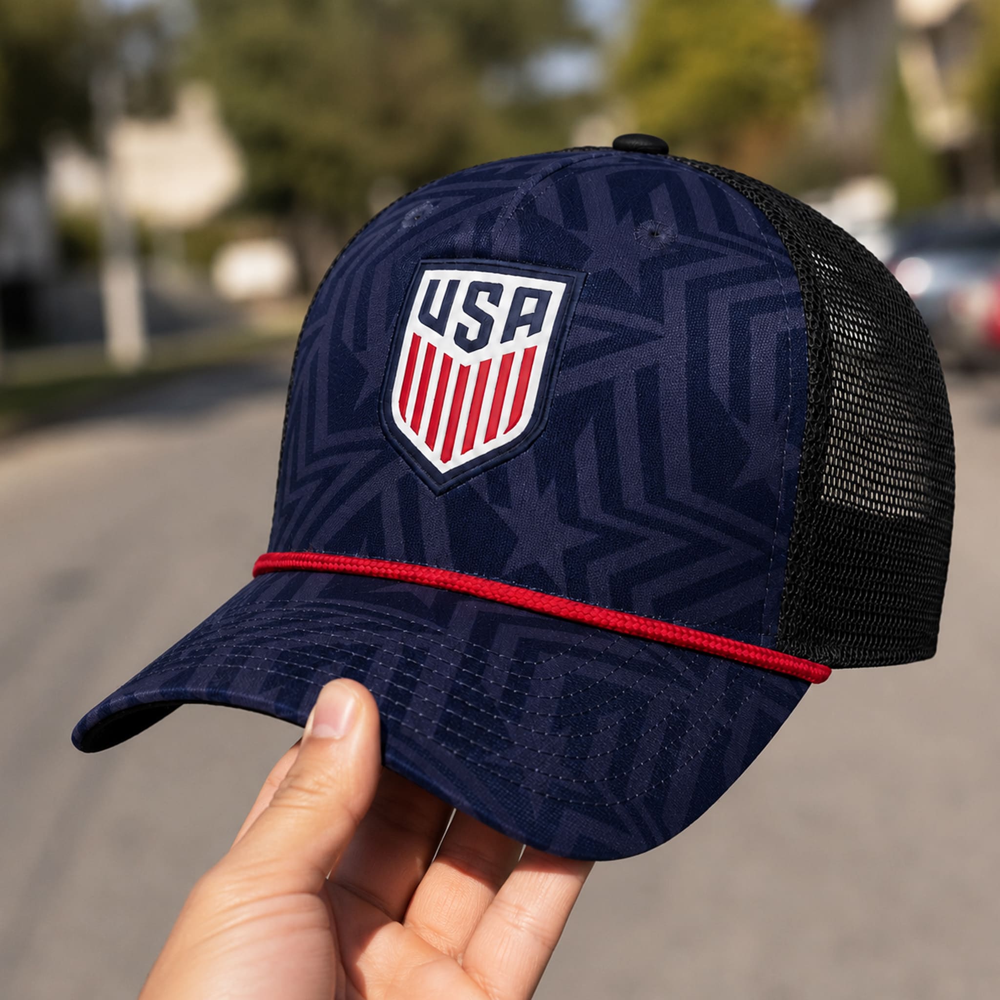 2026 USMNT Navy Trucker Hat 1 2026 USMNT Navy Trucker Hat 1