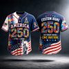 America 250 Celebration Autism Awareness Jersey 4