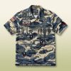 America 250 US Navy Veteran Tactical Hawaiian Shirt
