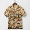 America 250 USMC Veteran Tactical Hawaiian Shirt 1