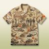 America 250 USMC Veteran Tactical Hawaiian Shirt 34