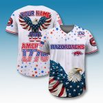 Arkansas Razorbacks USA 250 Star and Stripes Jersey