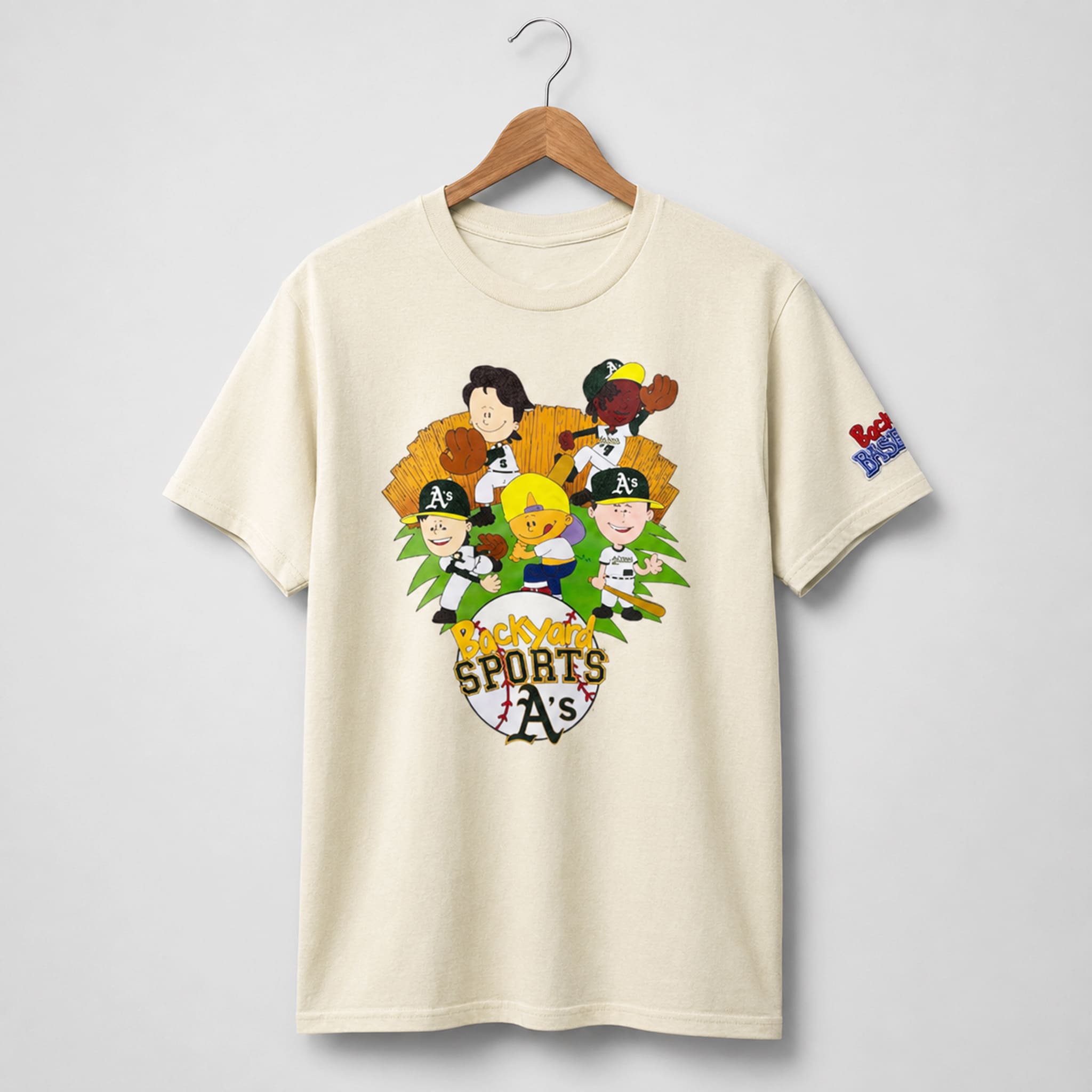 A's Backyard Baseball T-shirt Giveaway 2026 1 As Backyard Baseball T shirt Giveaway 2026 1