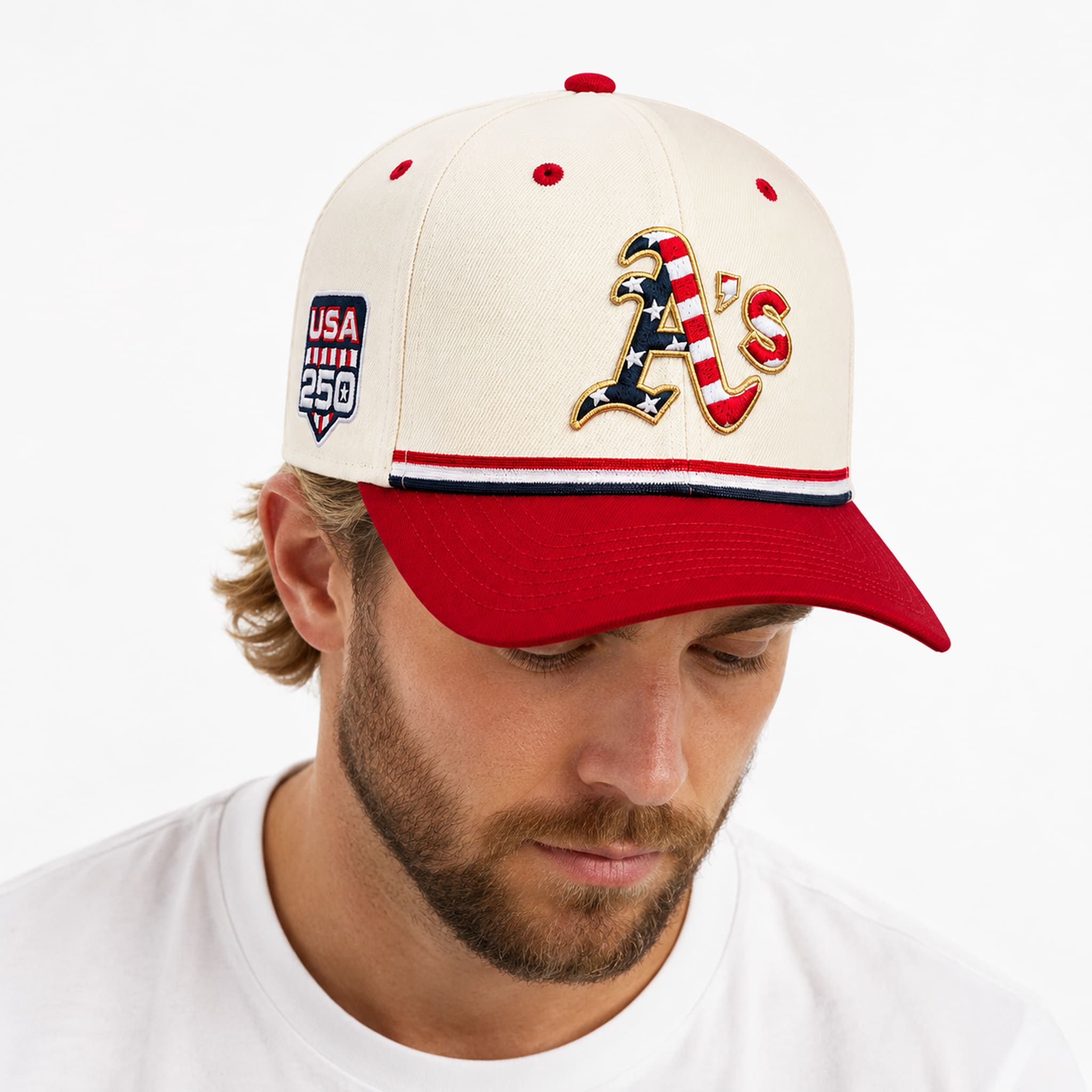 Athletics USA 250 4th of July Hat 2 Athletics USA 250 4th of July Hat 2