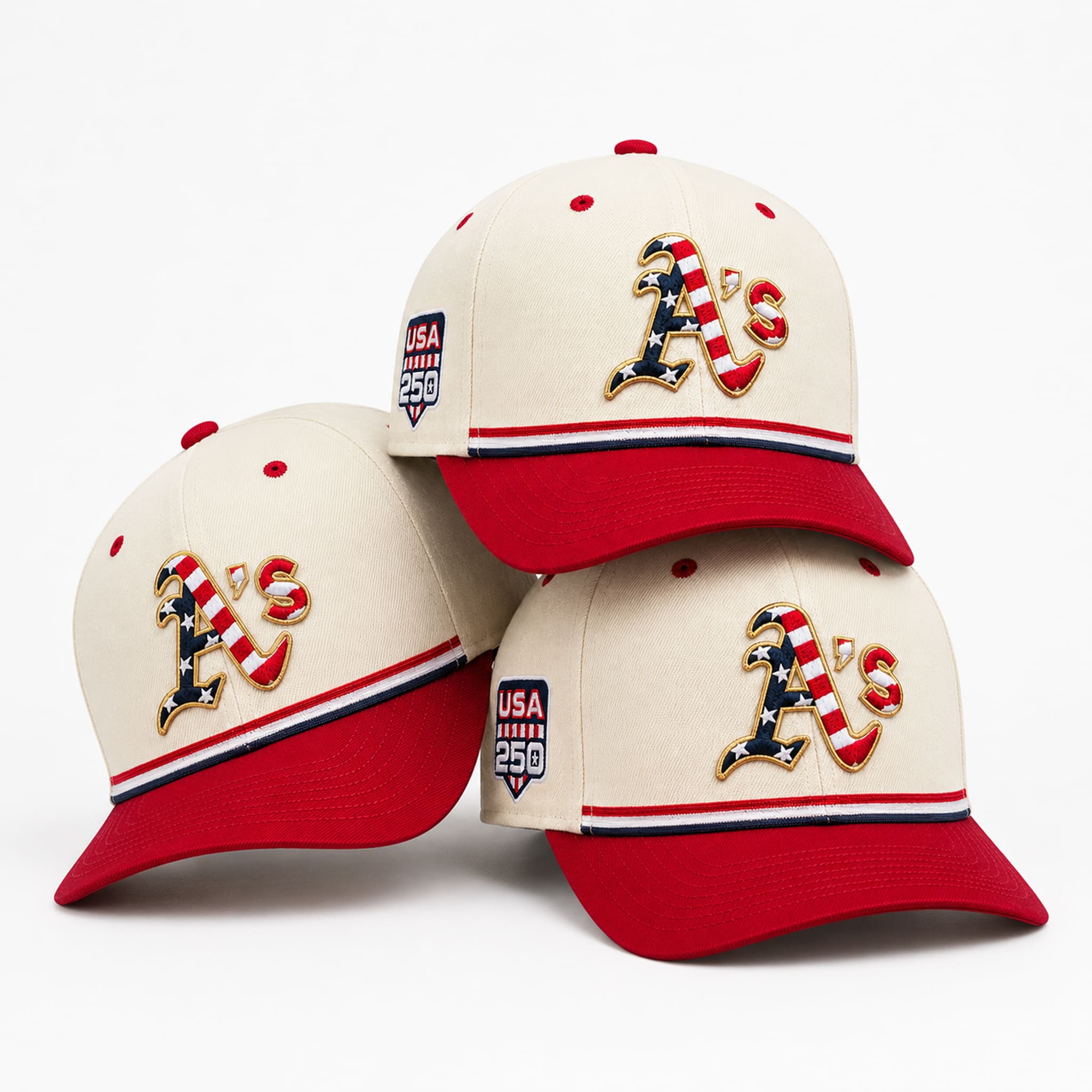 Athletics USA 250 4th of July Hat 4 Athletics USA 250 4th of July Hat 5