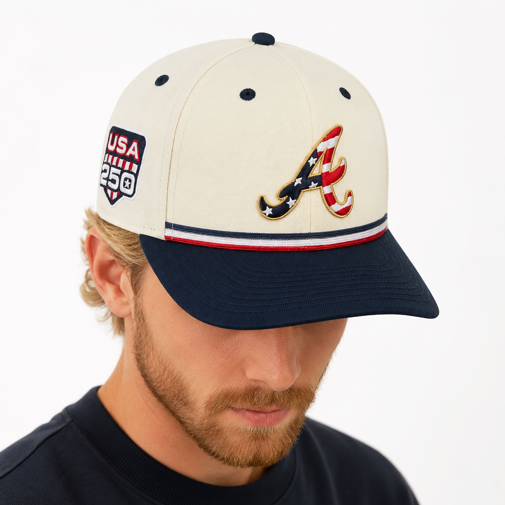 Atlanta Braves USA 250 4th of July Hat 2 Atlanta Braves USA 250 4th of July Hat 2