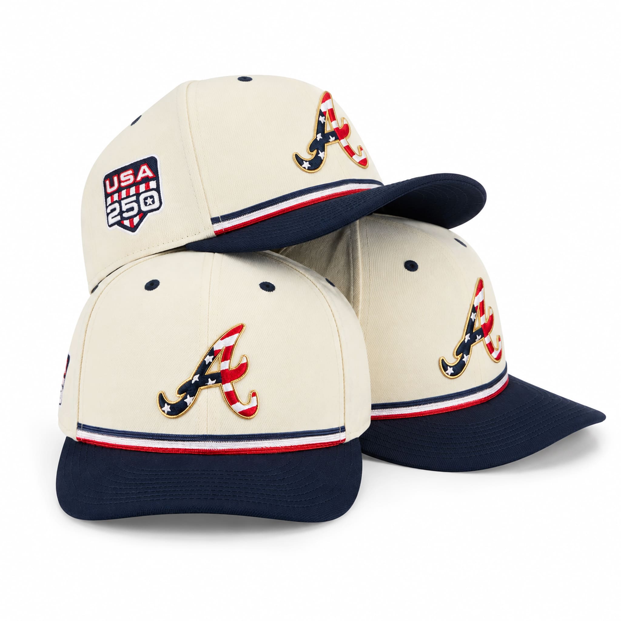 Atlanta Braves USA 250 4th of July Hat 5 Atlanta Braves USA 250 4th of July Hat 5