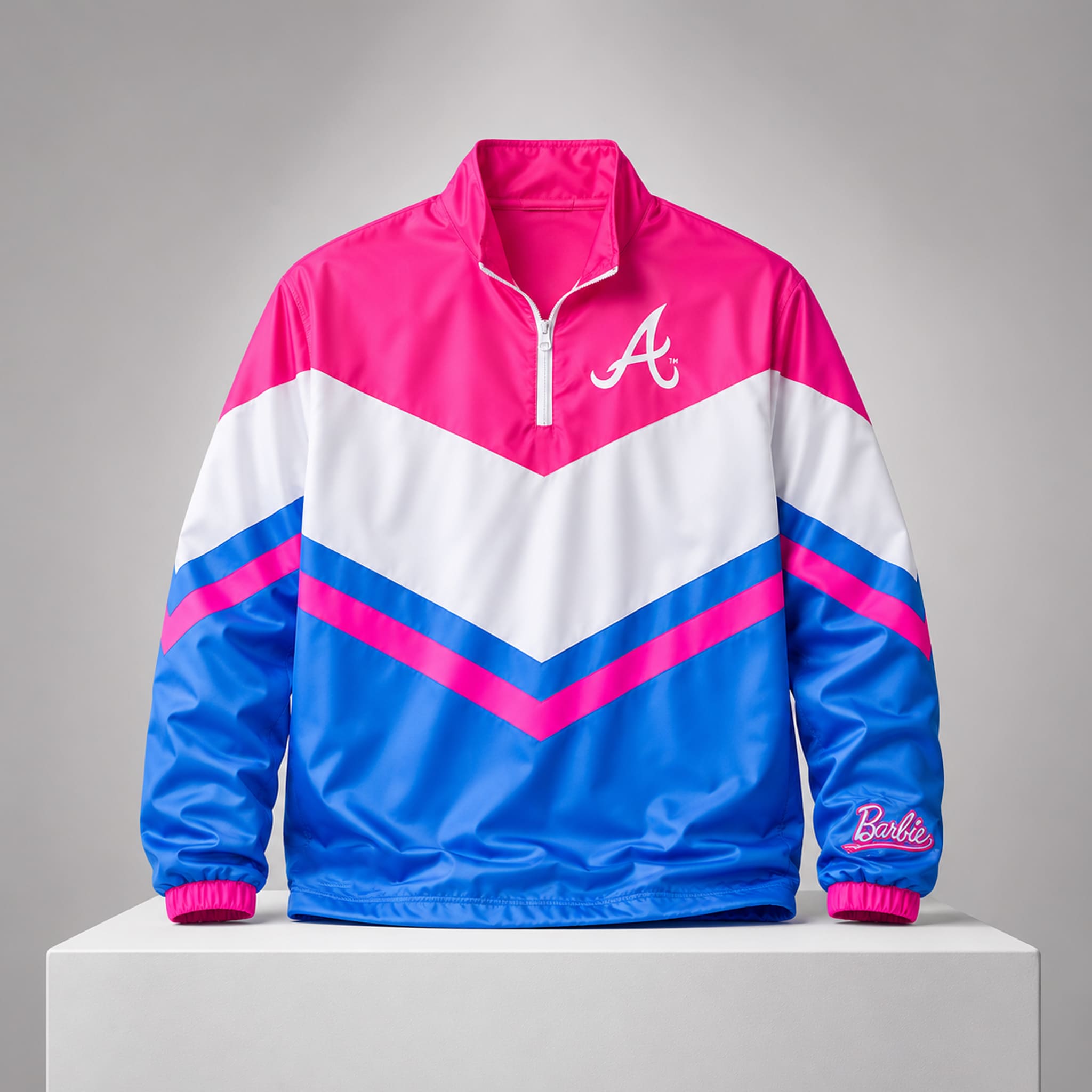 2026 Braves x Barbie Game Day Windbreaker Jacket Giveaway 3 Braves x Barbie Game Day Windbreaker Jacket Giveaway 3