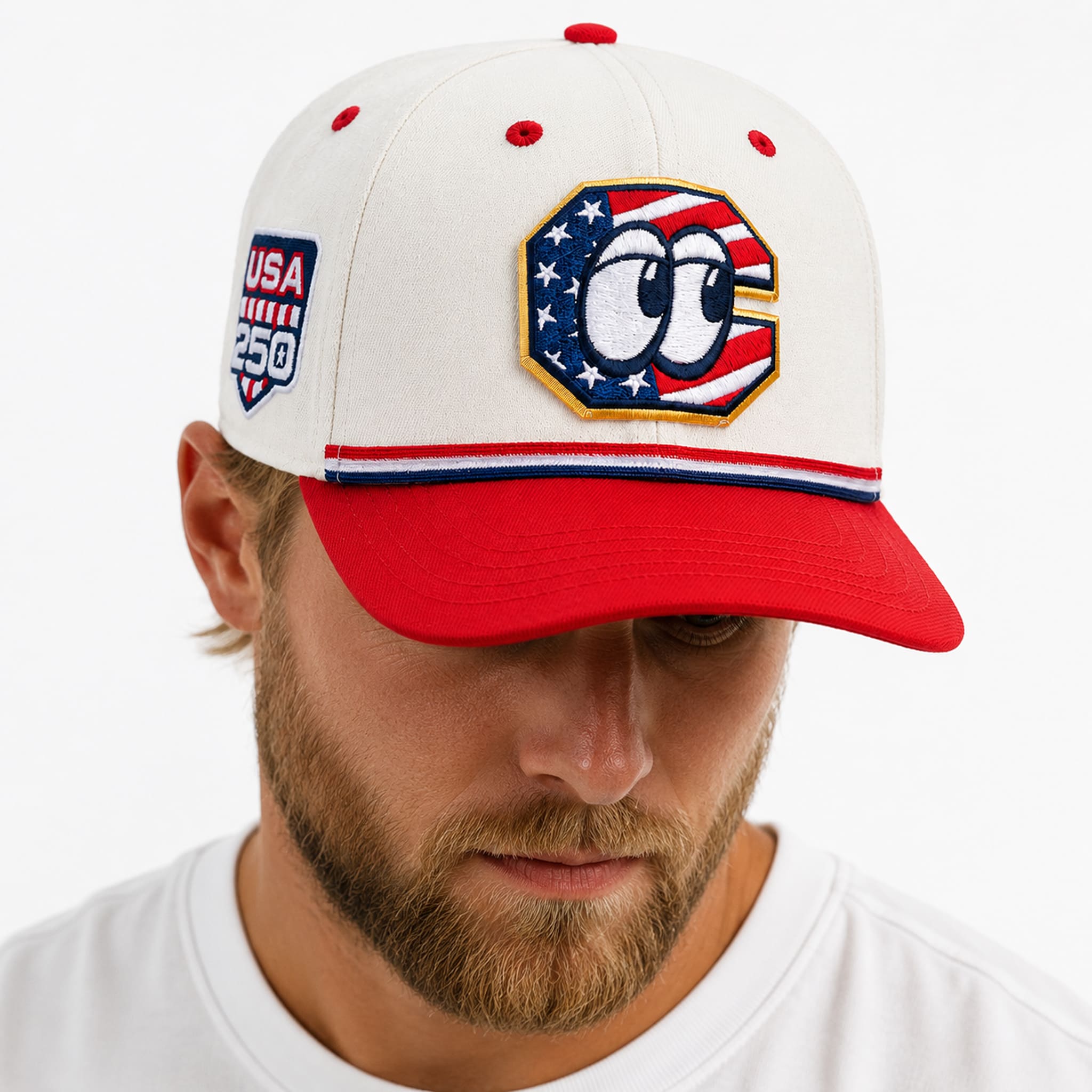 Chattanooga Lookouts USA 250 4th of July Hat 2 Chattanooga Lookouts USA 250 4th of July Hat 3