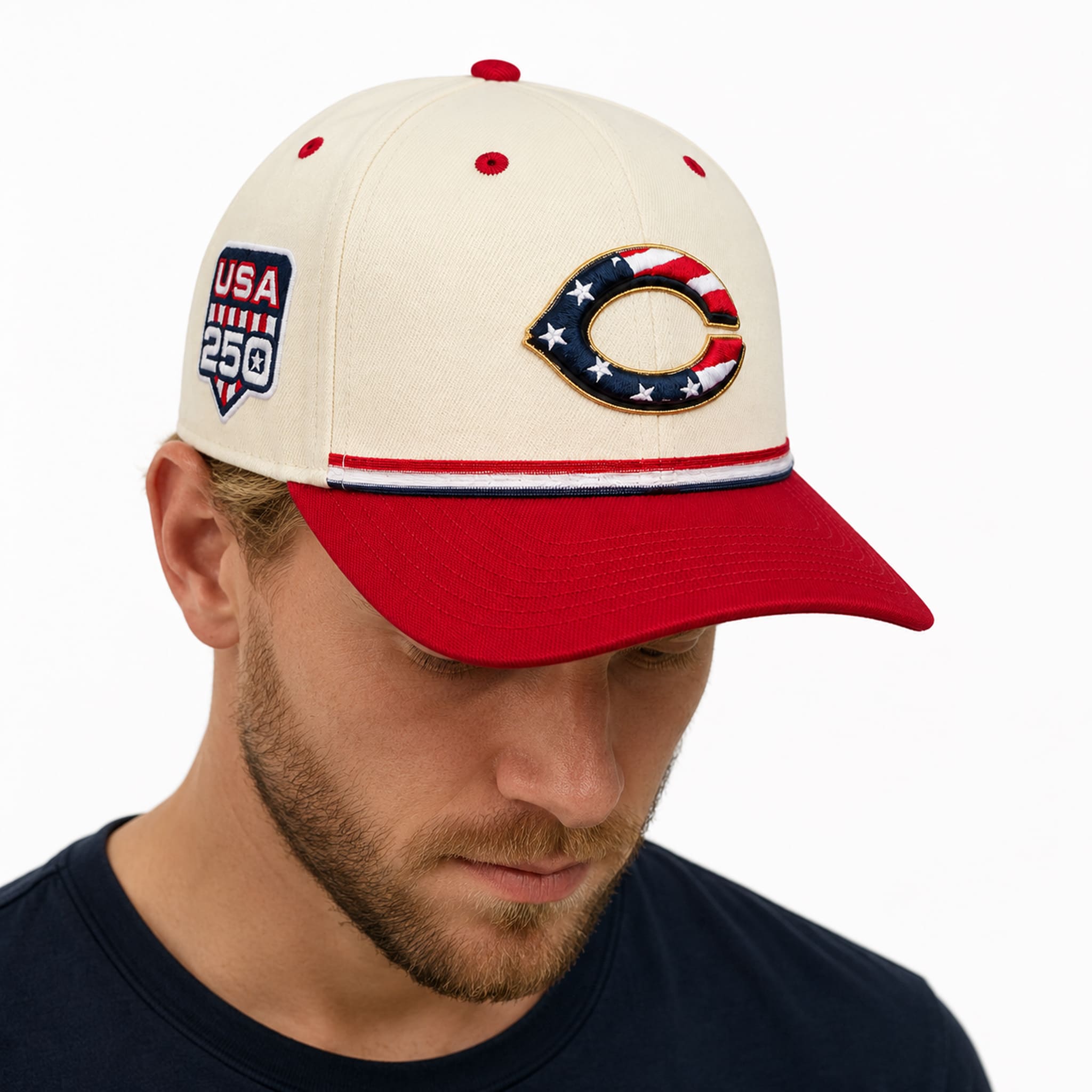 Cincinnati Reds USA 250 4th of July Hat 2 Cincinnati Reds USA 250 4th of July Hat 2