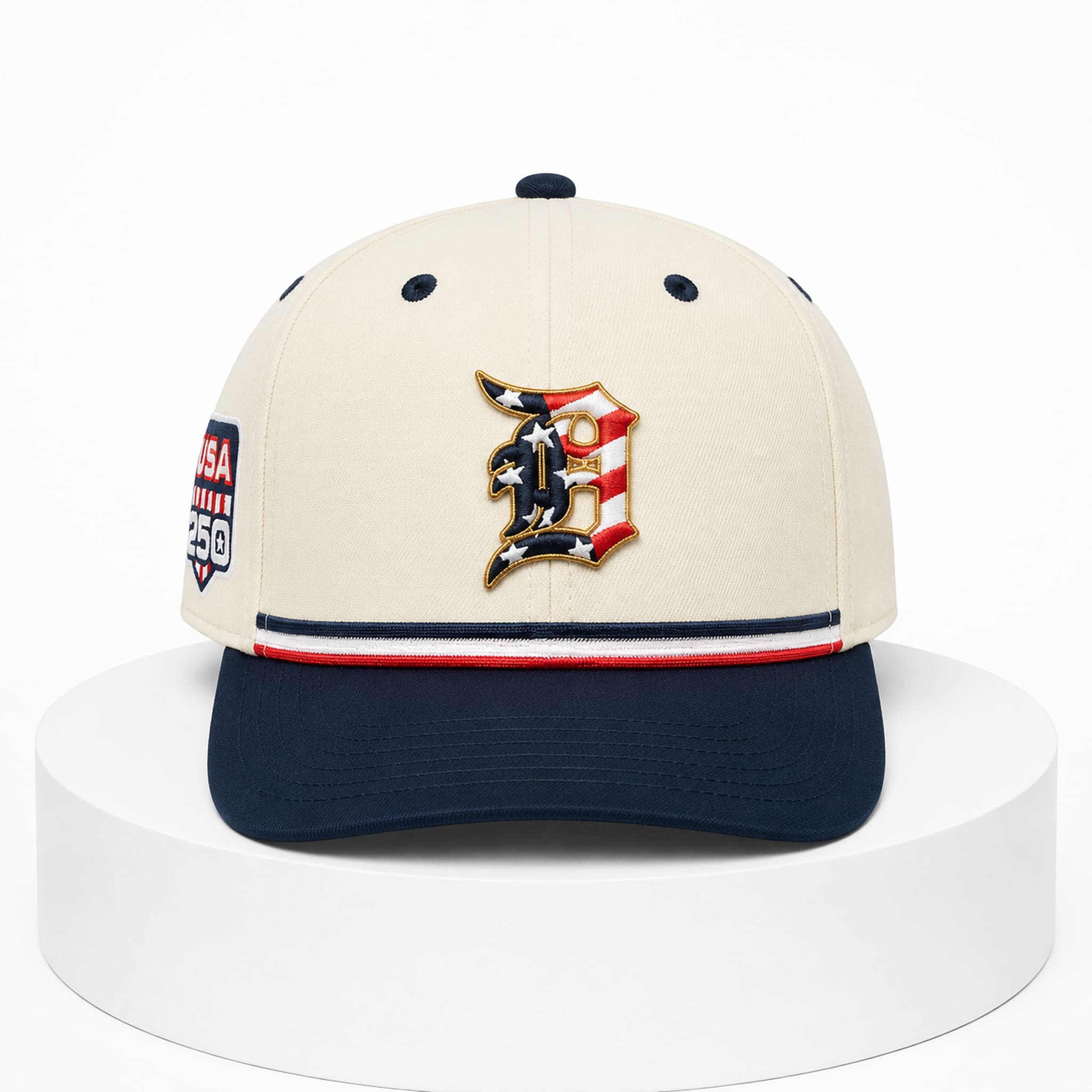 Detroit Tigers USA 250 4th of July Hat 3 Detroit Tigers USA 250 4th of July Hat 3