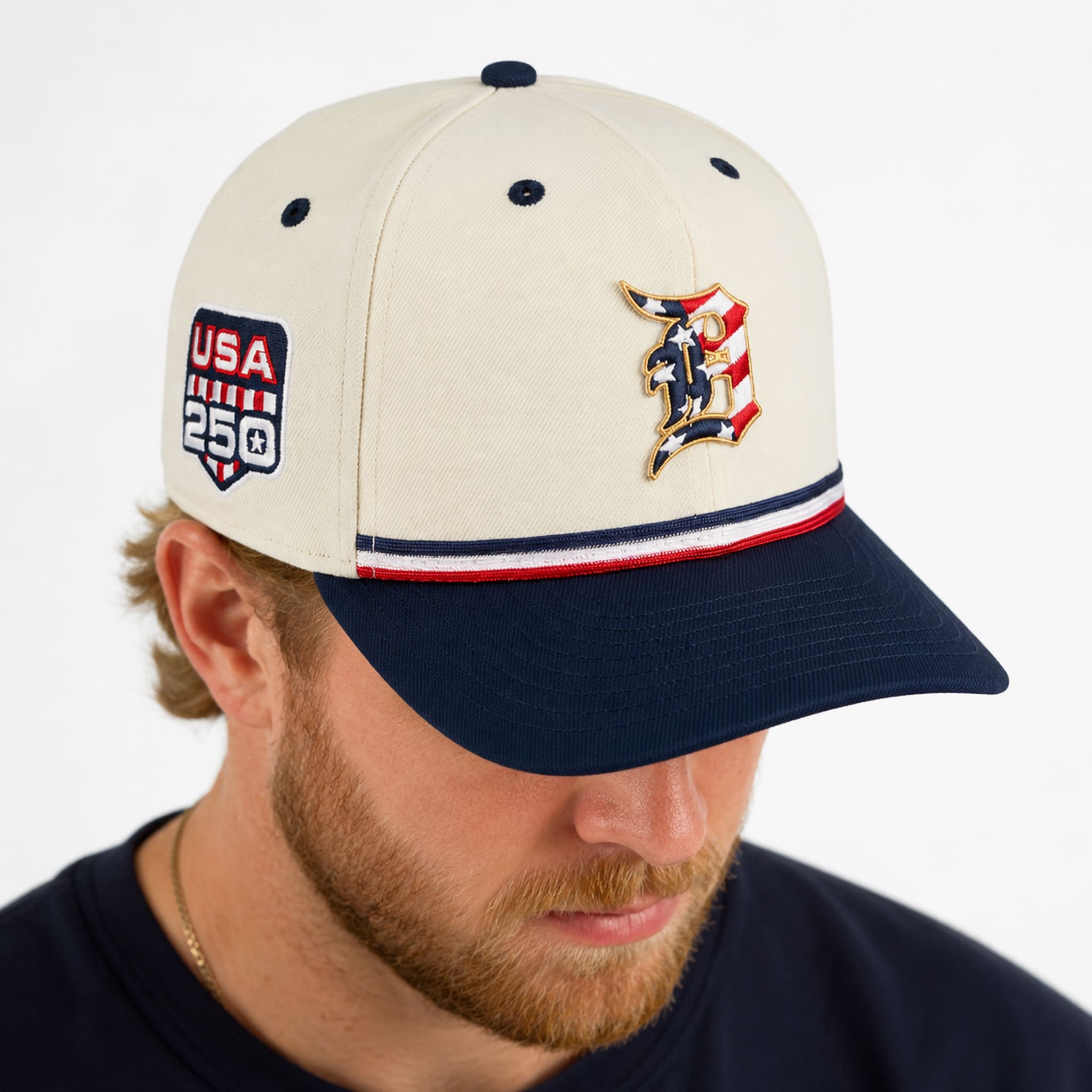 Detroit Tigers USA 250 4th of July Hat 5 Detroit Tigers USA 250 4th of July Hat 5
