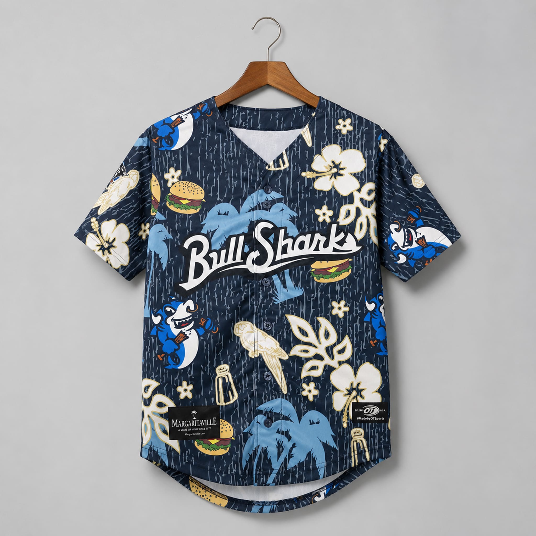 Durham Bulls Bull Sharks Margaritaville Jersey 2026 3 Durham Bulls Bull Sharks Margaritaville Jersey 2026 3