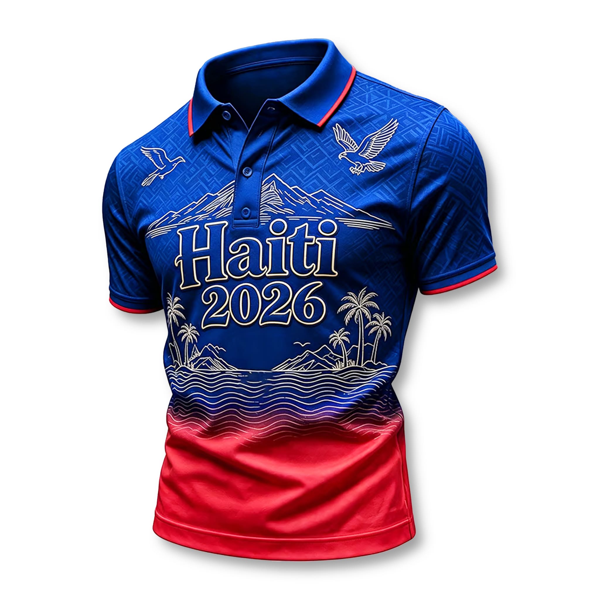 Haiti World Cup 2026 Polo Shirt 3 Haiti World Cup 2026 Polo Shirt 3
