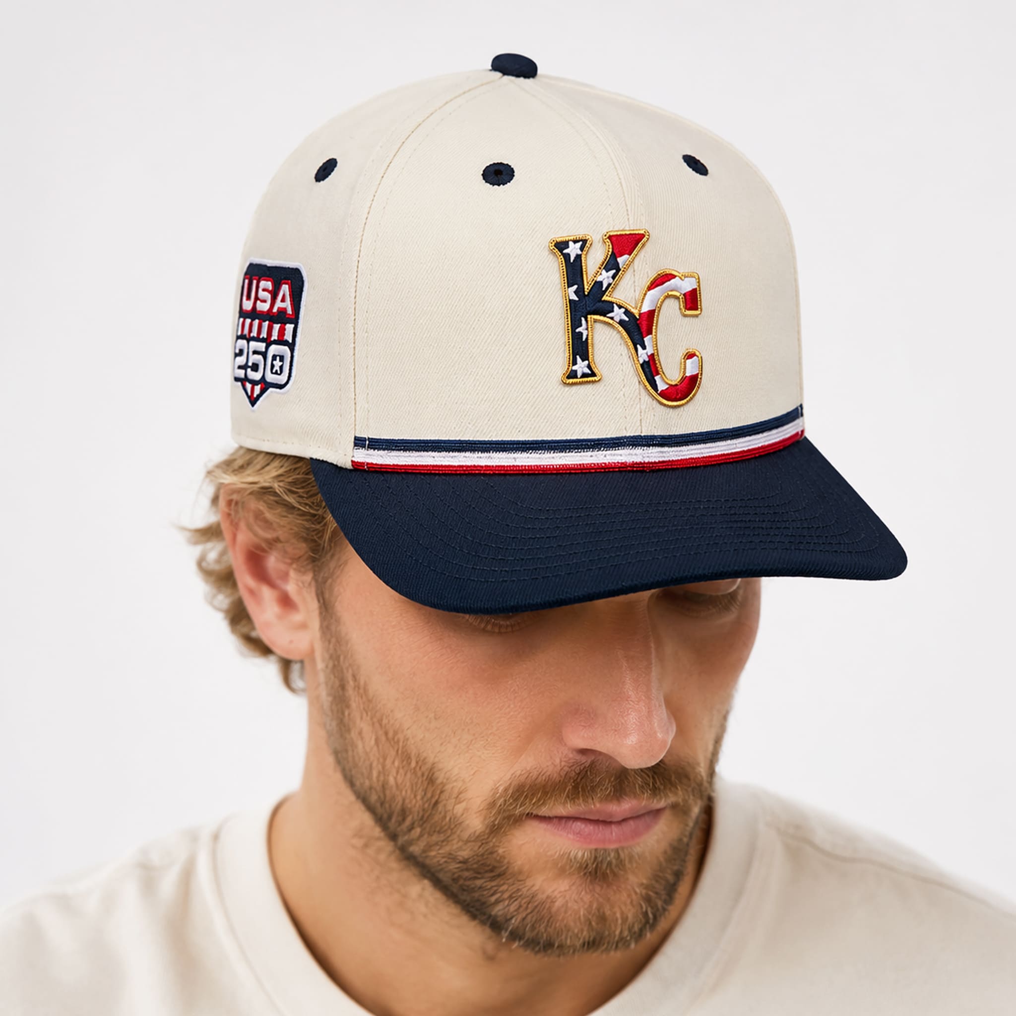 Kansas City Royals USA 250 4th of July Hat 4 Kansas City Royals USA 250 4th of July Hat 3
