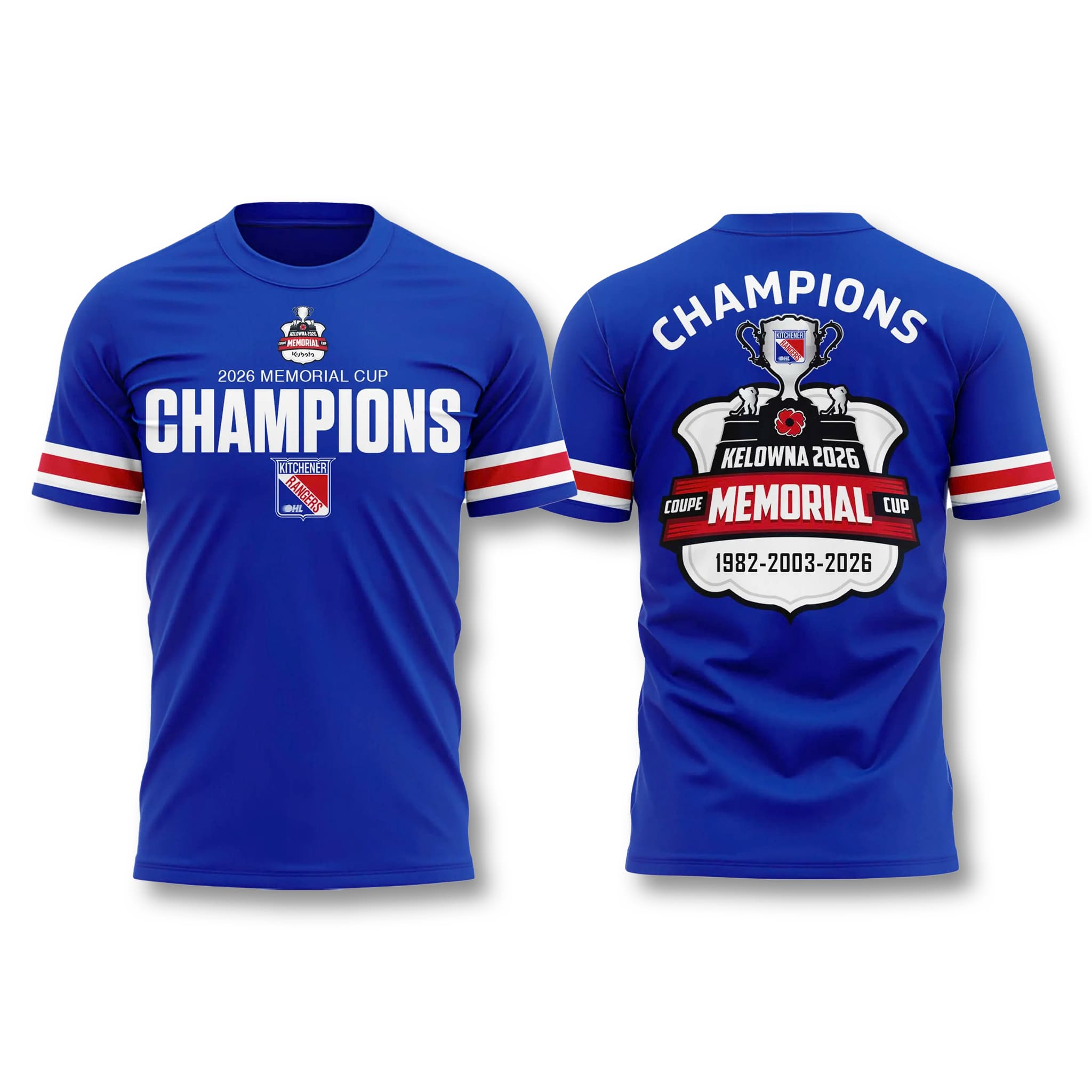 Kitchener Rangers 2026 Memorial Cup Champions Shirt 2 Kitchener Rangers 2026 Memorial Cup Champions Shirt