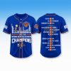 Knicks 2025-2026 Championship Baseball Jersey 8 Knicks 2025 2026 Championship Baseball Jersey 1