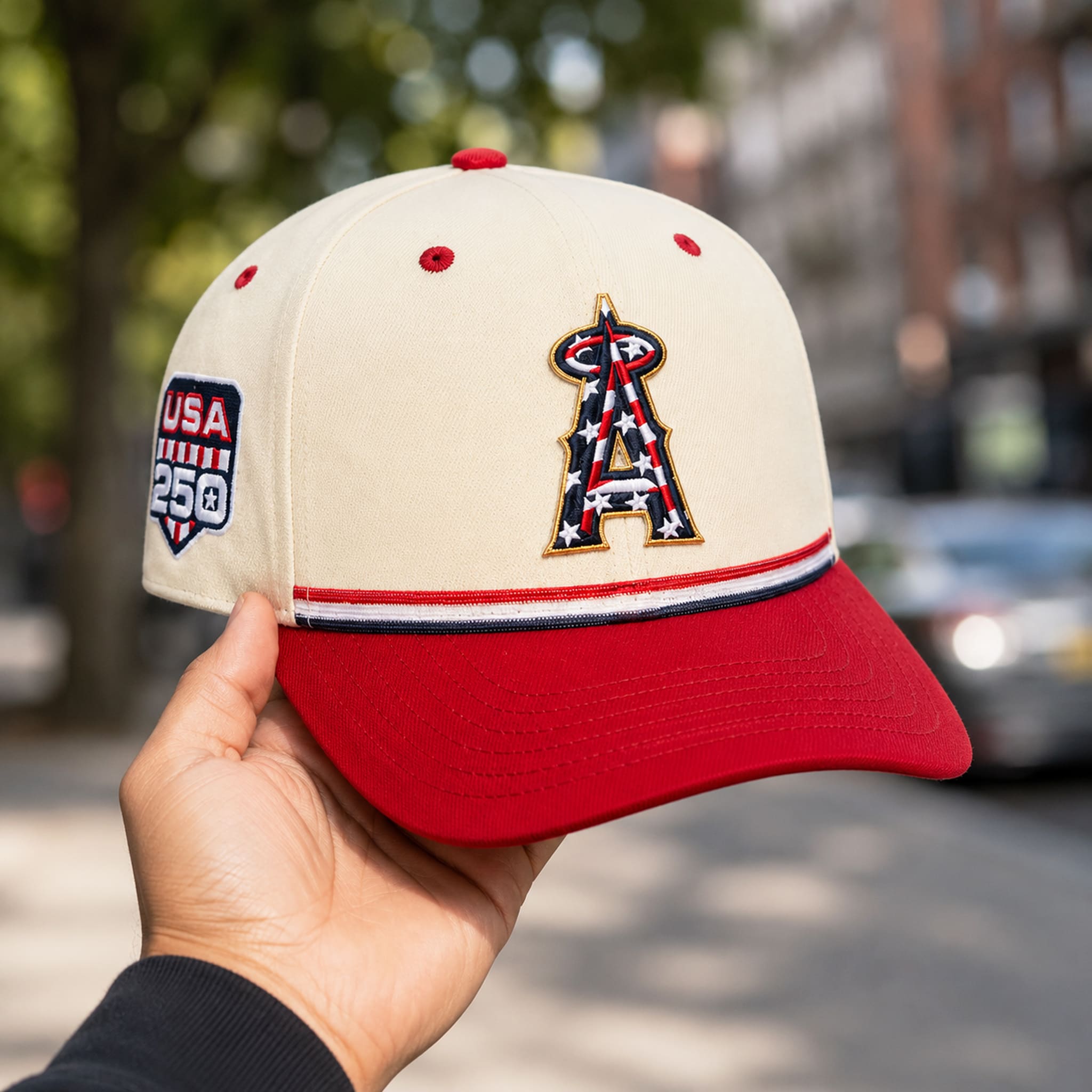 Los Angeles Angels USA 250 4th of July Hat 2 Los Angeles Angels USA 250 4th of July Hat 1