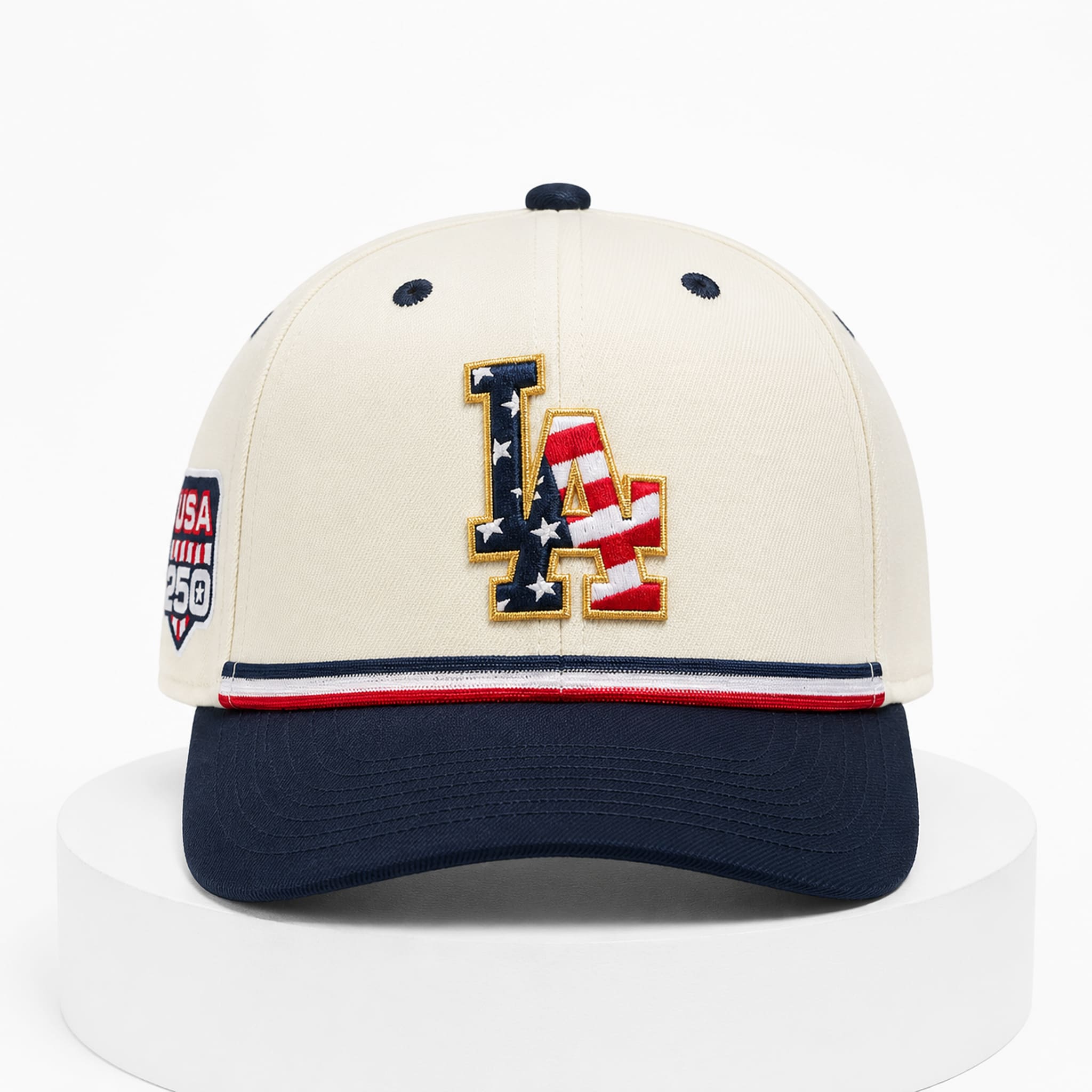 LA Dodgers USA 250 4th of July Hat 1 Los Angeles Dodgers USA 250 4th of July Hat 0