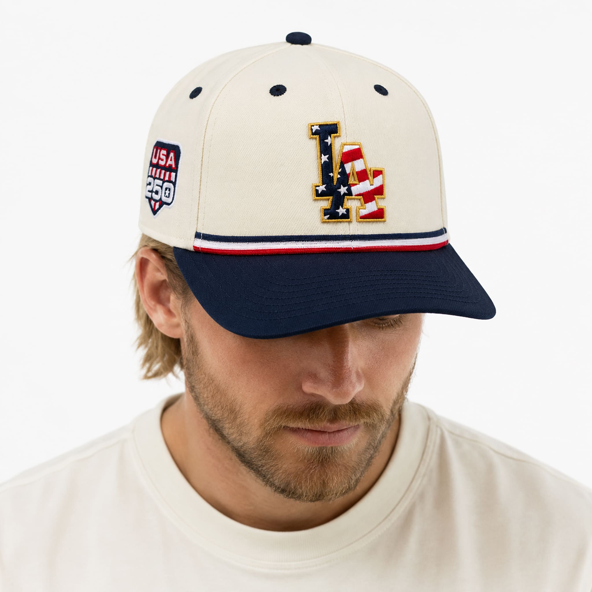 LA Dodgers USA 250 4th of July Hat 3 Los Angeles Dodgers USA 250 4th of July Hat 2