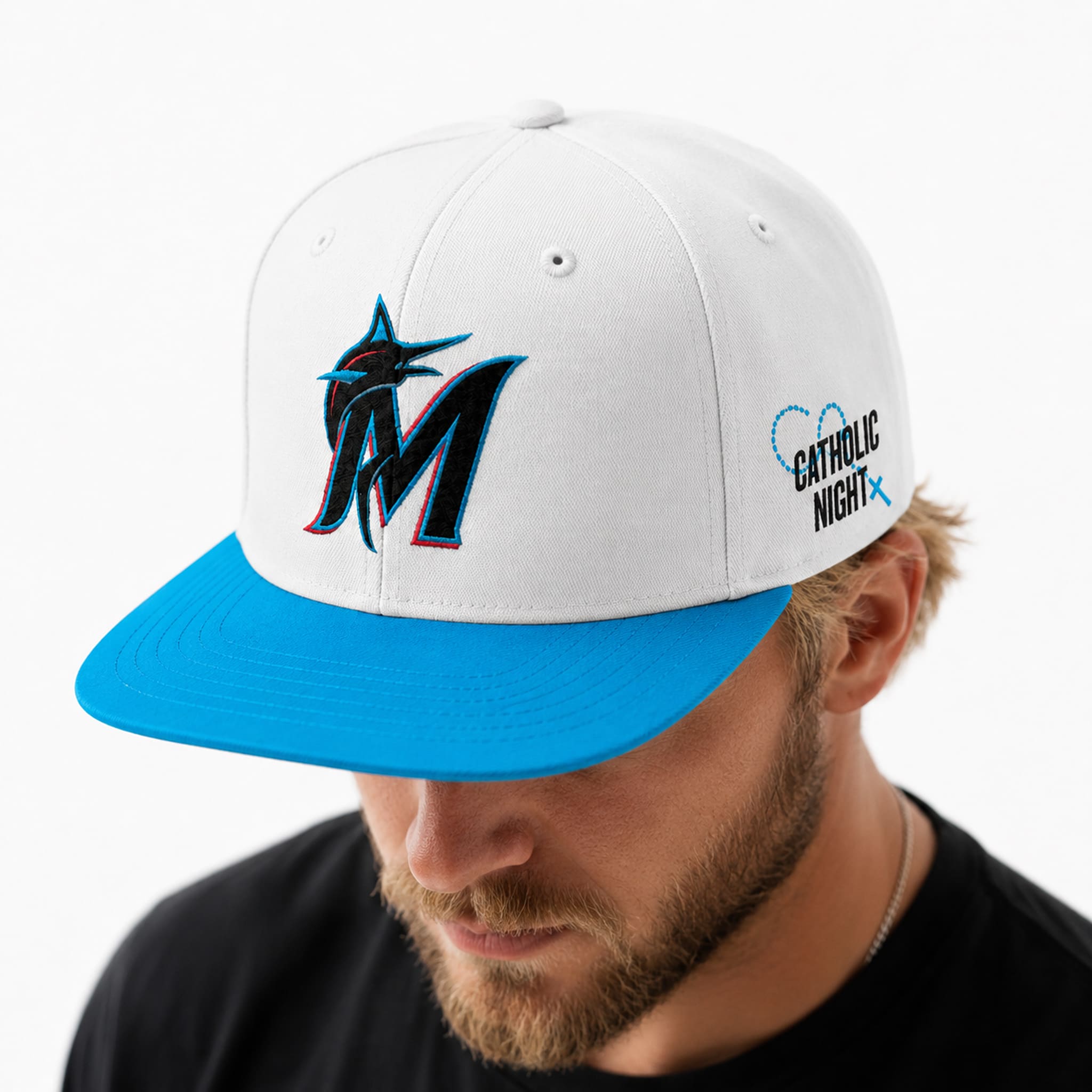 2026 Marlins Catholic Night Hat Giveaway 2 Marlins Catholic Night Hat Giveaway 2026 2