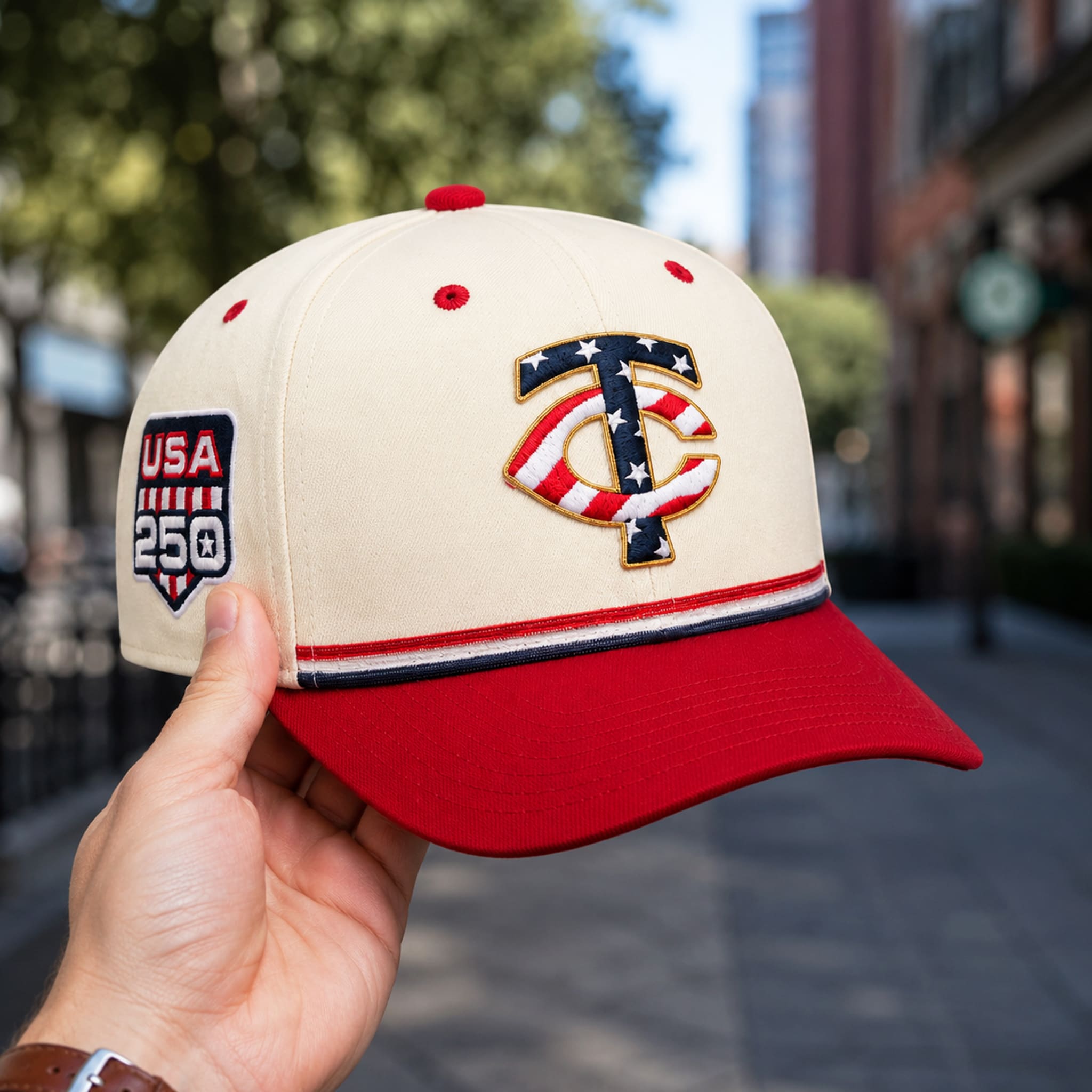 Minnesota Twins USA 250 4th of July Hat 1 Minnesota Twins USA 250 4th of July Hat 1