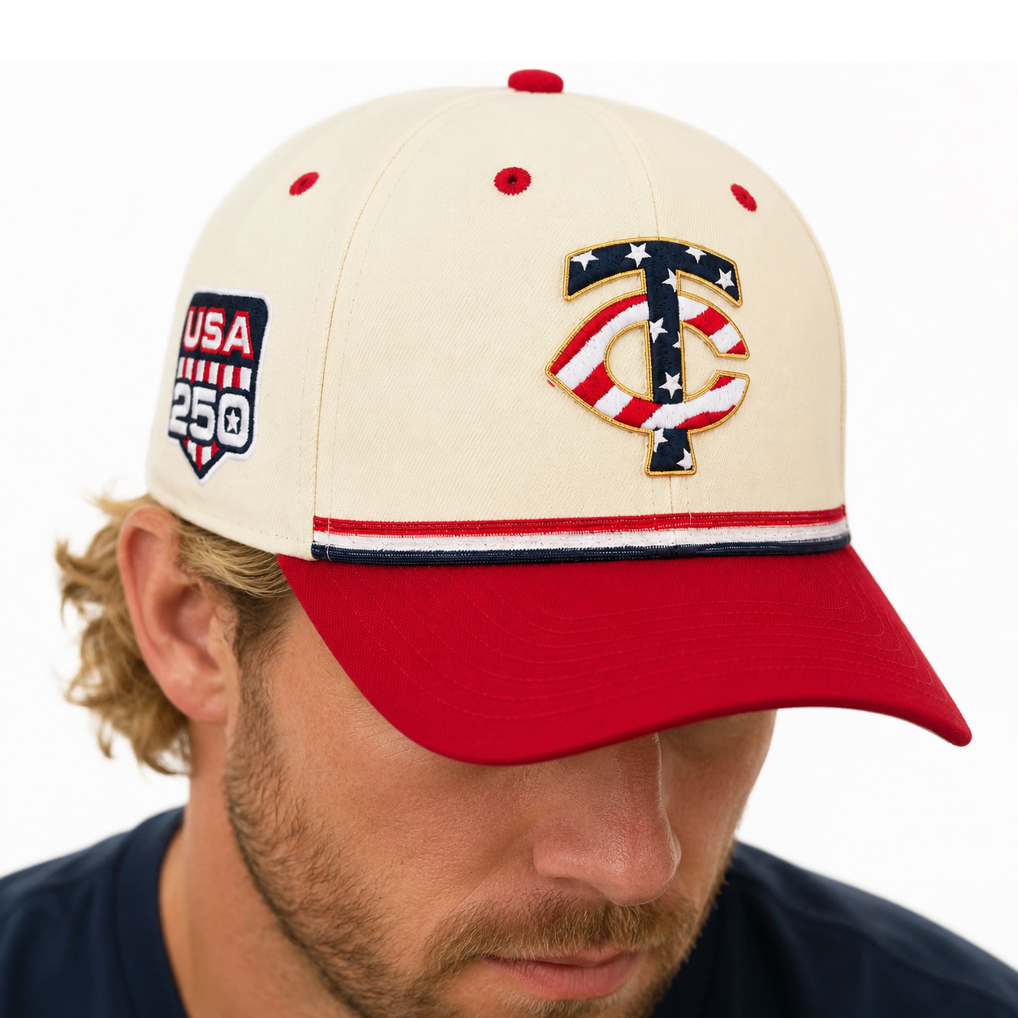 Minnesota Twins USA 250 4th of July Hat 2 Minnesota Twins USA 250 4th of July Hat 2