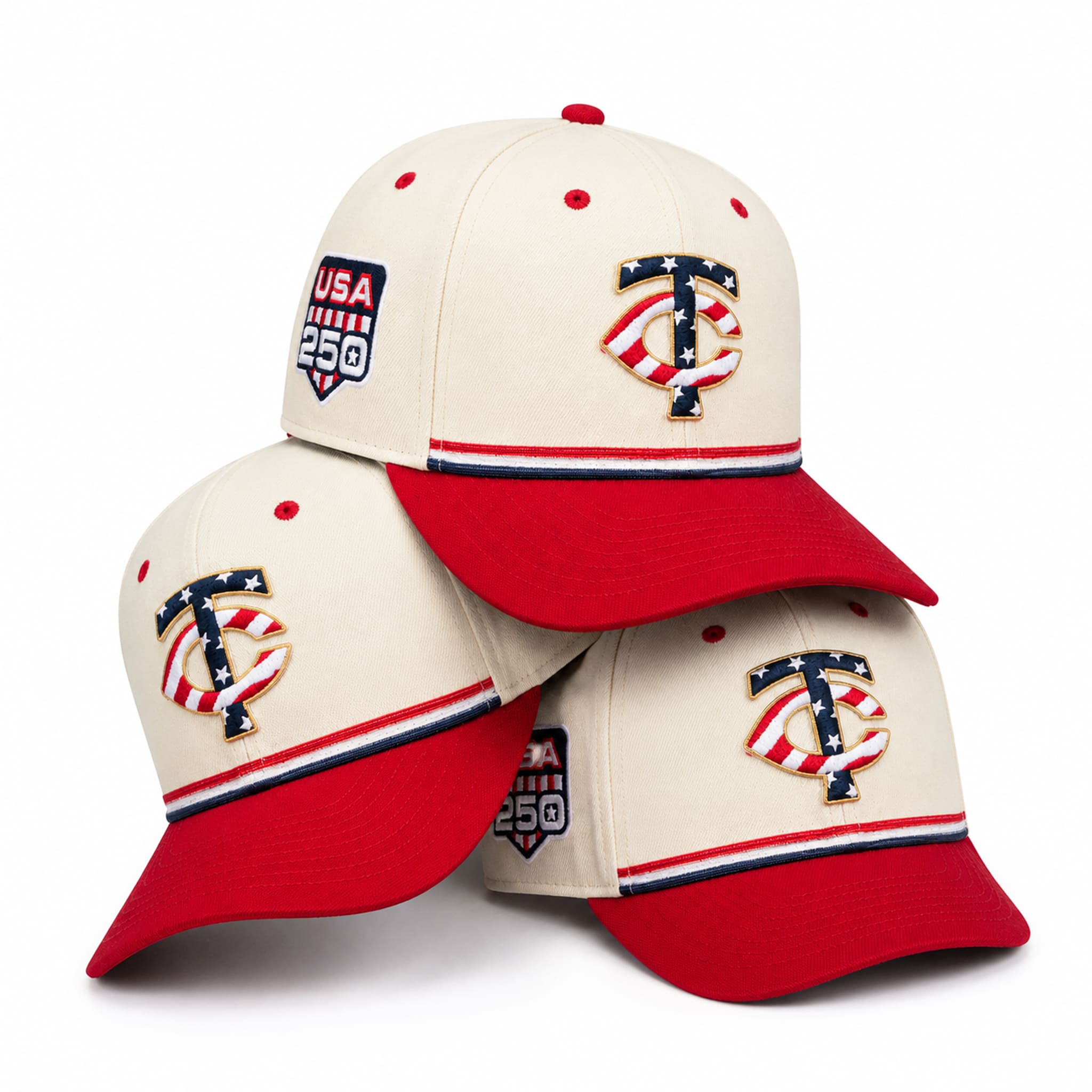Minnesota Twins USA 250 4th of July Hat 5 Minnesota Twins USA 250 4th of July Hat 5