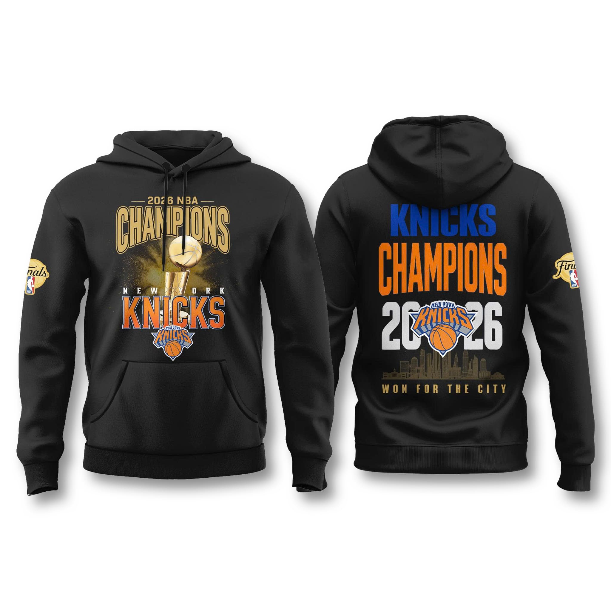 NY Knicks 2026 Champions Won For The City Shirt 1 NY Knicks 2026 Champions Won For The City Shirt 1