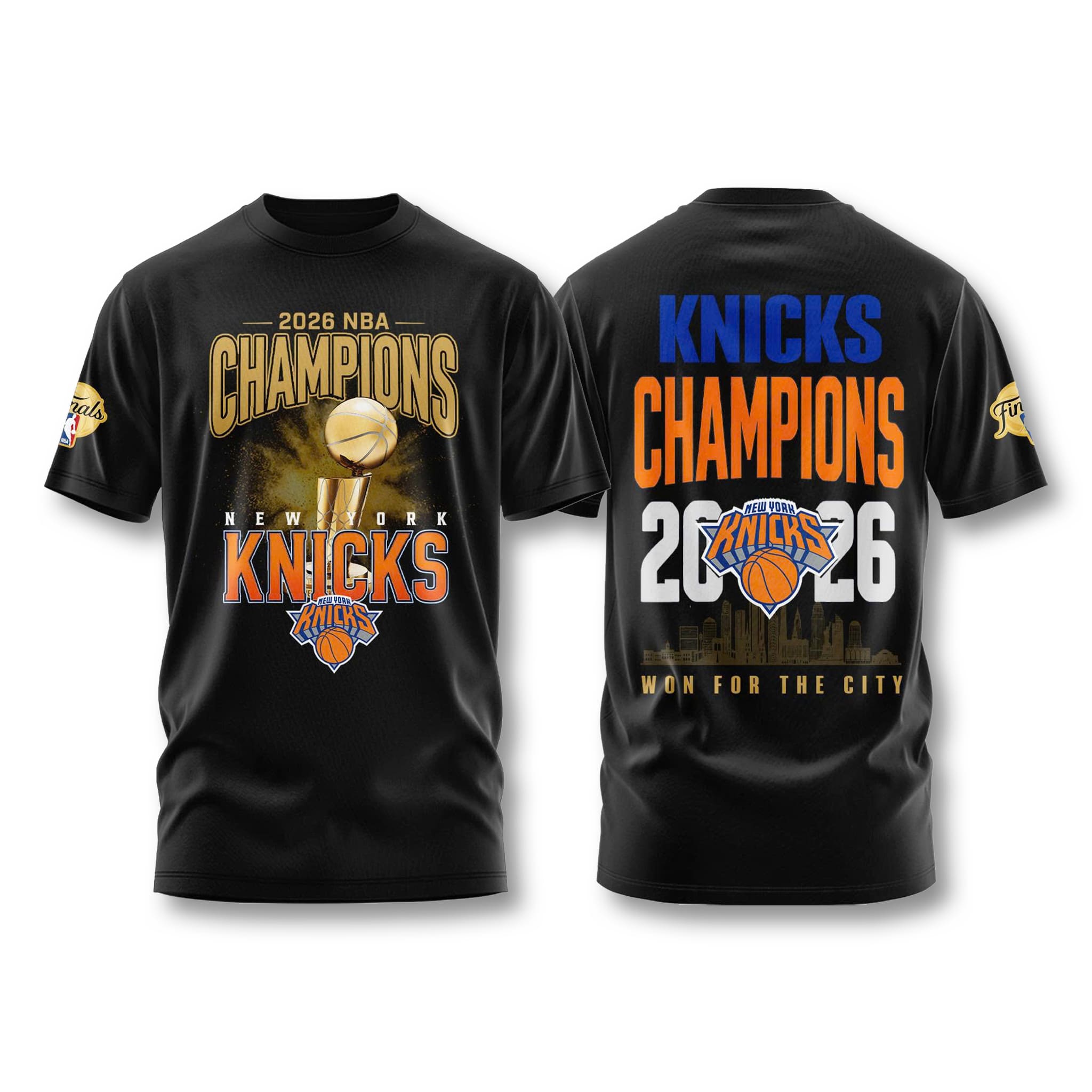 NY Knicks 2026 Champions Won For The City Shirt 3 NY Knicks 2026 Champions Won For The City Shirt
