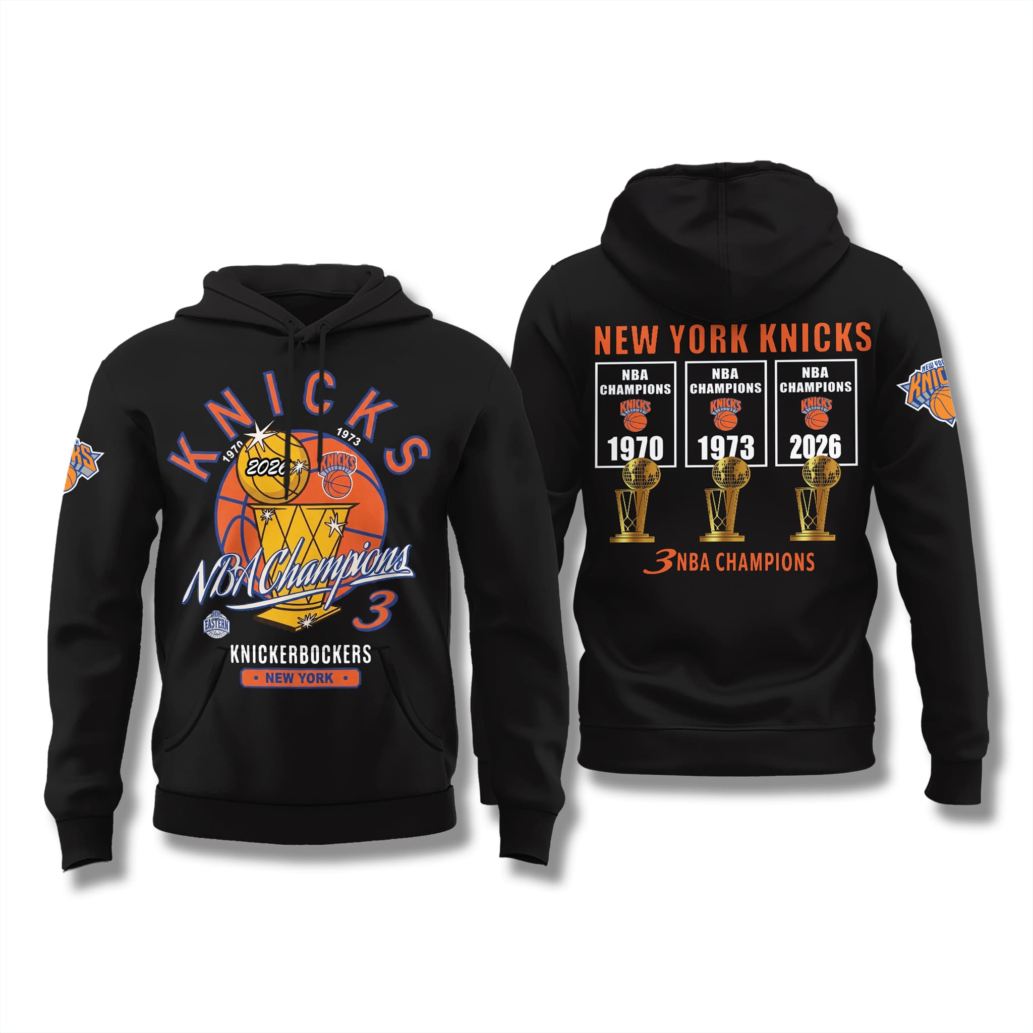 NY Knicks 3-time Champions Legacy Hoodie 2026 1 NY Knicks 3 time Champions Legacy Hoodie 2026 1