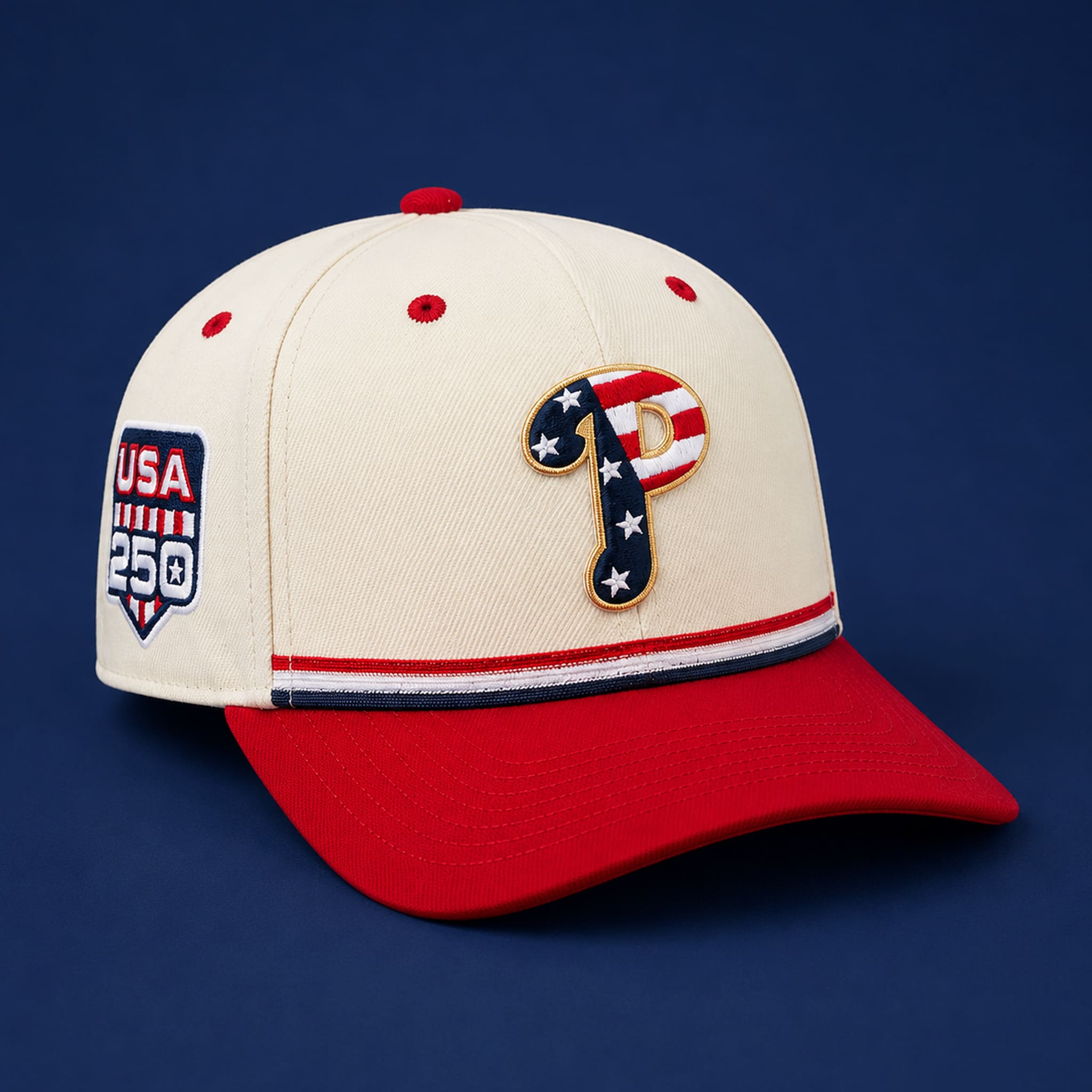 Philadelphia Phillies USA 250 4th of July Hat 2 Philadelphia Phillies USA 250 4th of July Hat 2
