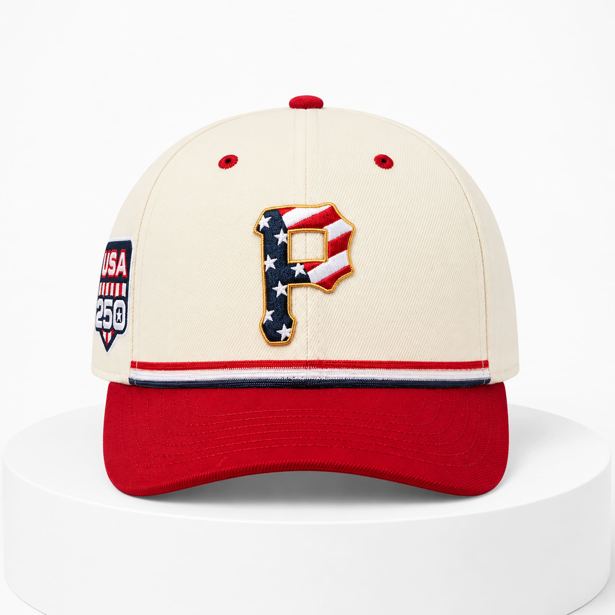 Pittsburgh Pirates USA 250 4th of July Hat 1 Pittsburgh Pirates USA 250 4th of July Hat 0