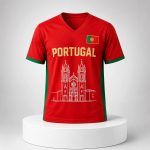 Portugal Football World Cup 2026 Porto Cathedral T-Shirt