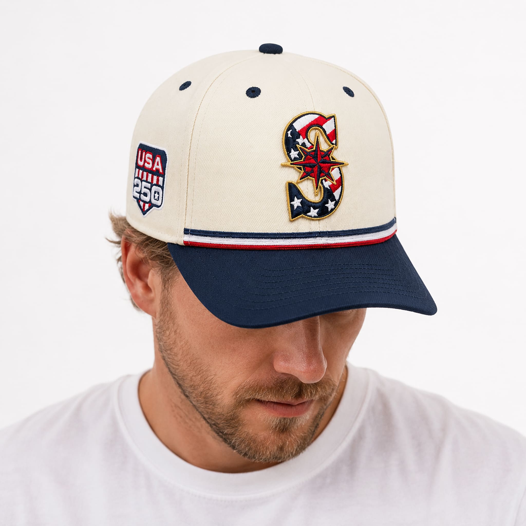 Mariners USA 250 4th of July Hat 1 Seattle Mariners USA 250 4th of July Hat 1